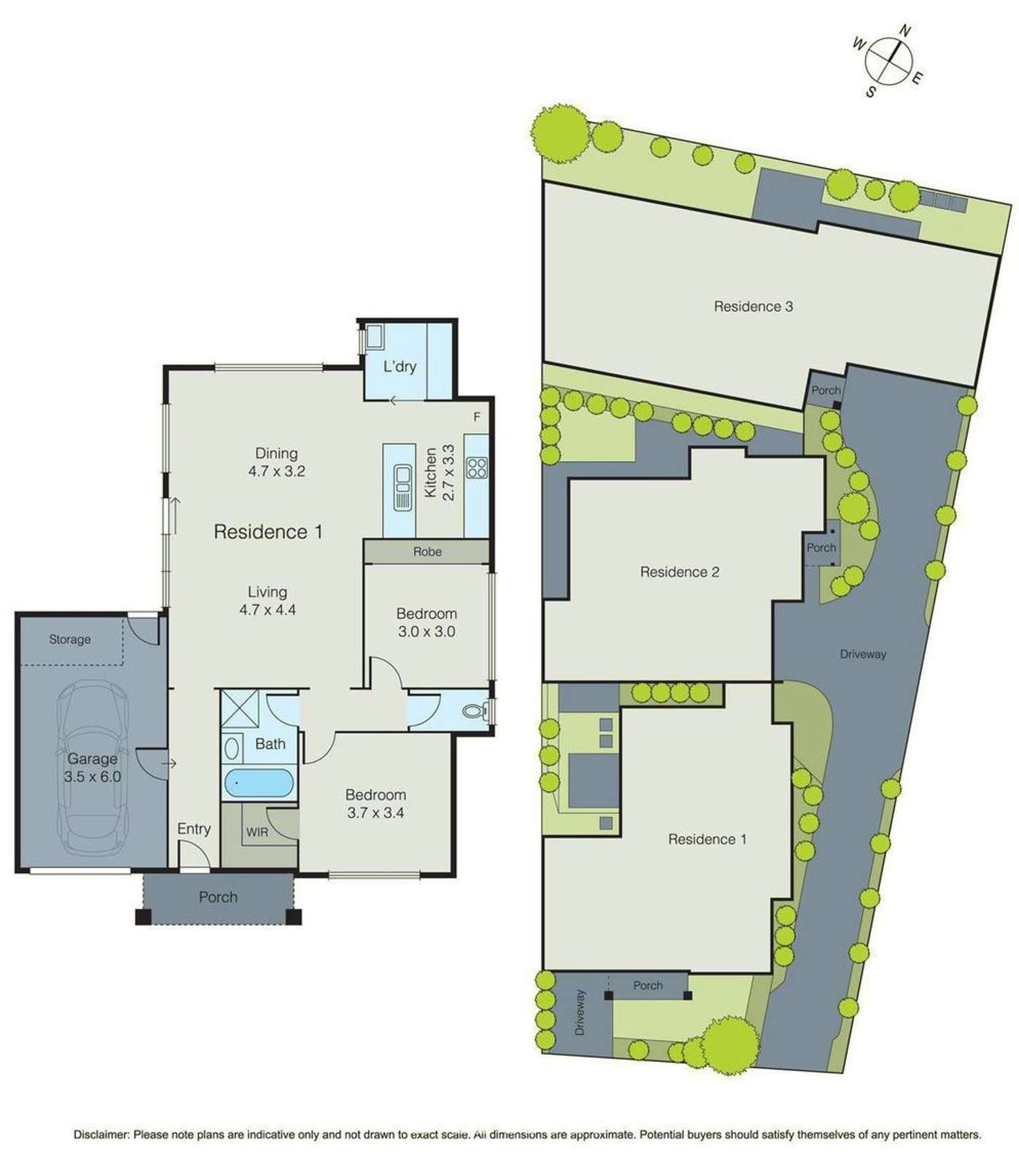 Floorplan of Homely unit listing, 1/56 Moruya Drive, Grovedale VIC 3216