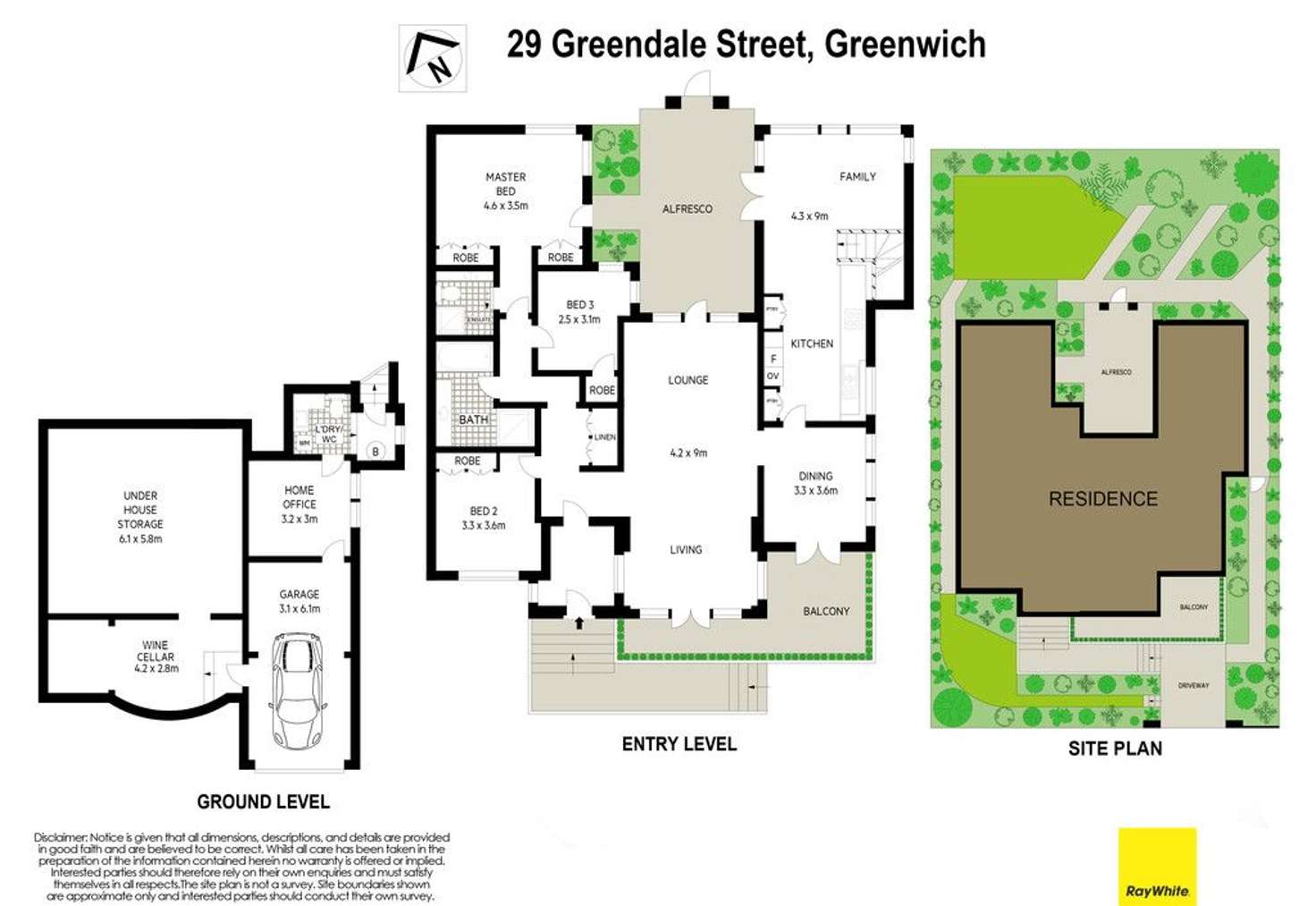 Floorplan of Homely house listing, 29 Greendale Street, Greenwich NSW 2065