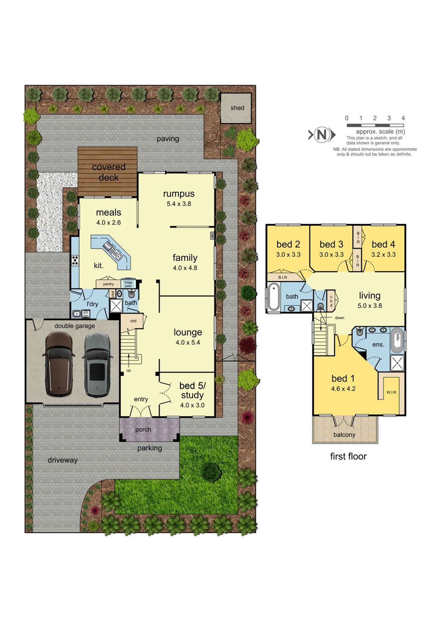 Floorplan of Homely house listing, 5 Royal Oak Court, Mulgrave VIC 3170