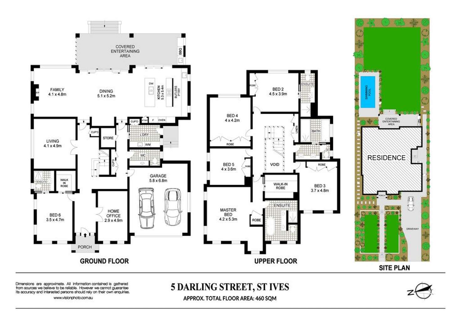 Floorplan of Homely house listing, 5 Darling Street, St Ives NSW 2075