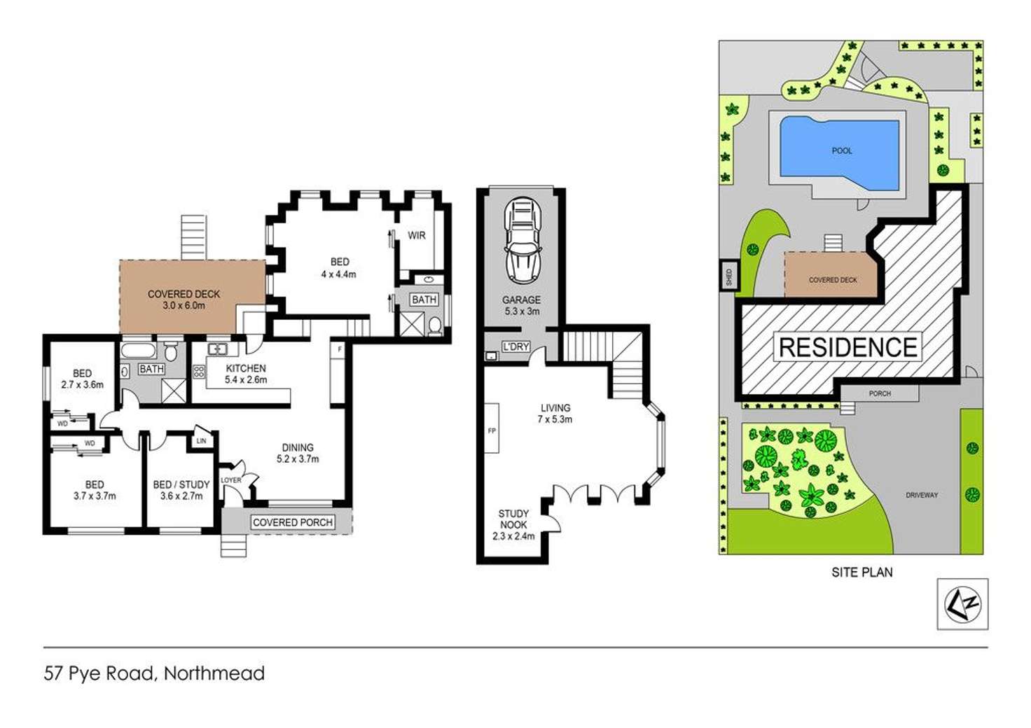 Floorplan of Homely house listing, 57 Pye Avenue, Northmead NSW 2152