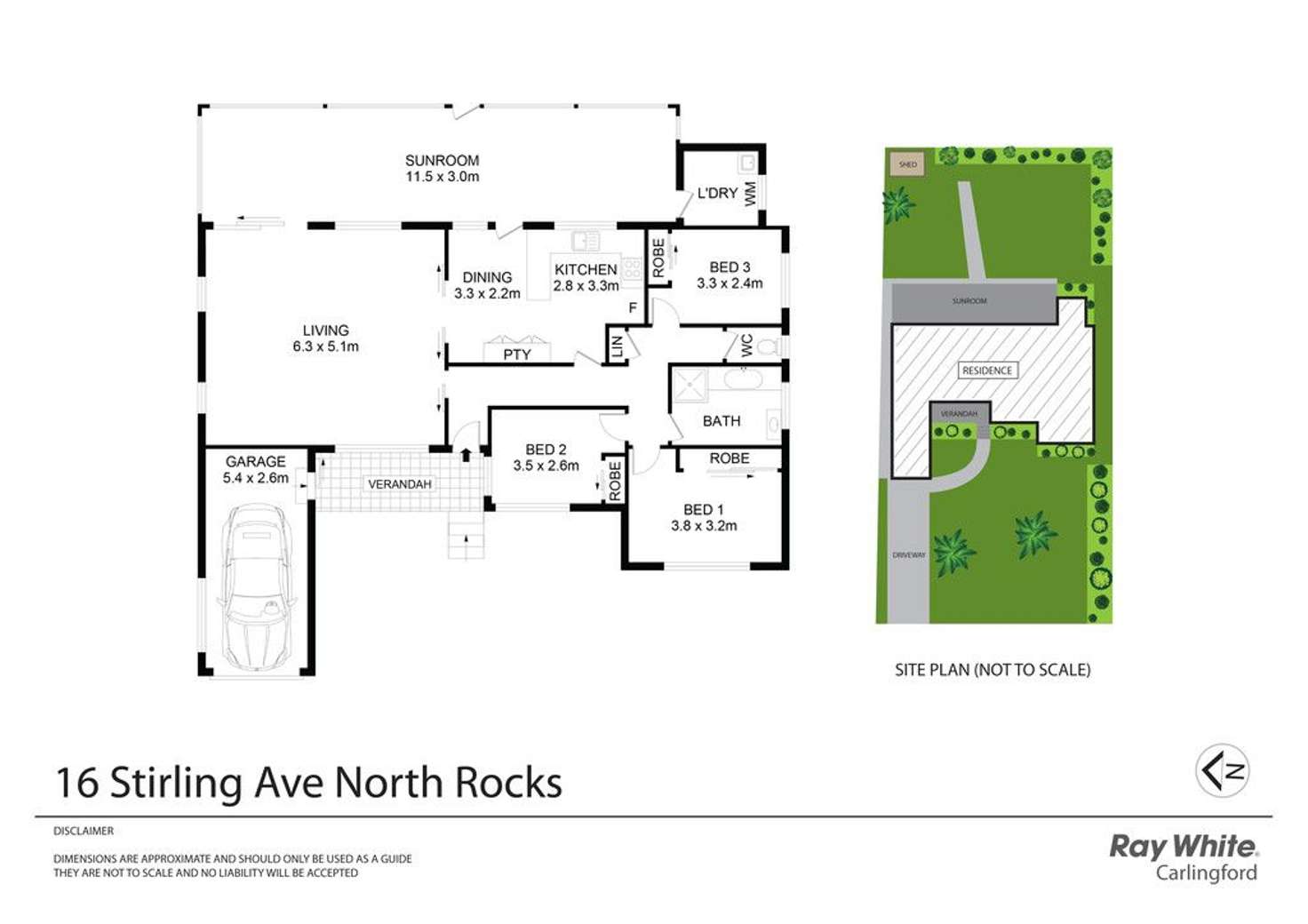 Floorplan of Homely house listing, 16 Stirling Avenue, North Rocks NSW 2151