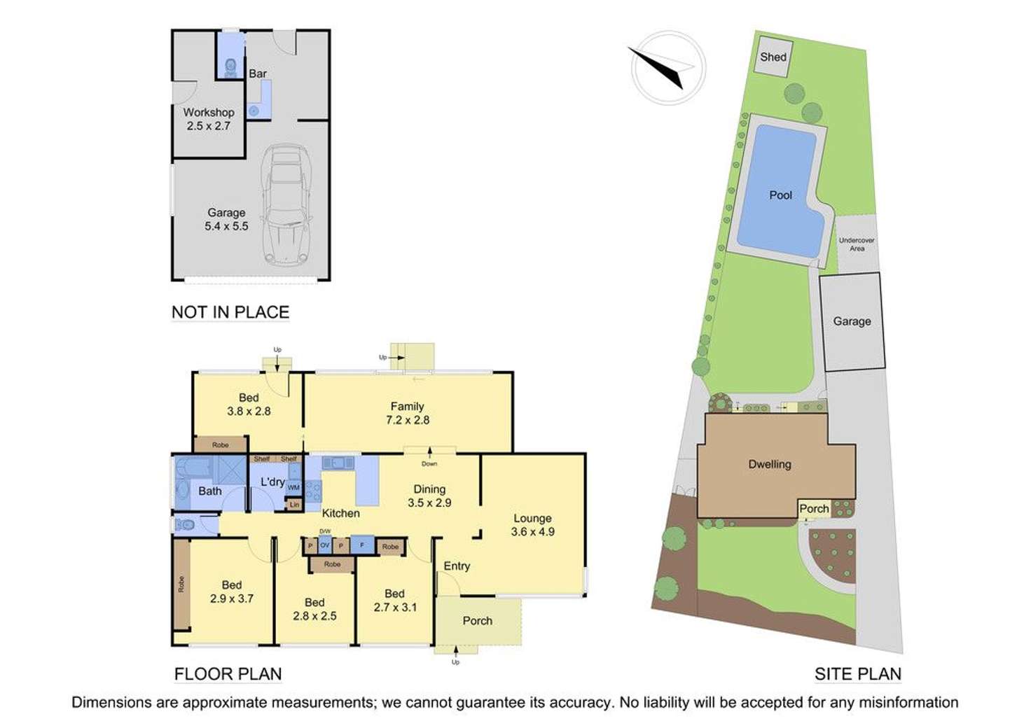 Floorplan of Homely house listing, 94 Harley Street North, Knoxfield VIC 3180