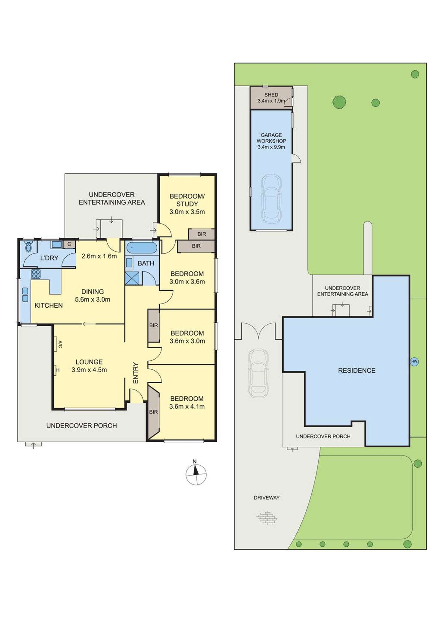 Floorplan of Homely house listing, 12 Fay Street, Fawkner VIC 3060