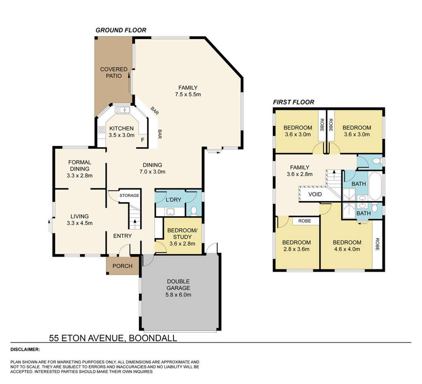 Floorplan of Homely house listing, 55 Eton Avenue, Boondall QLD 4034