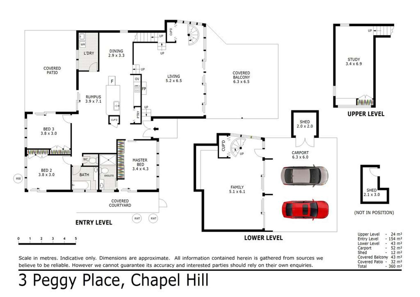 Floorplan of Homely house listing, 3 Peggy Place, Chapel Hill QLD 4069