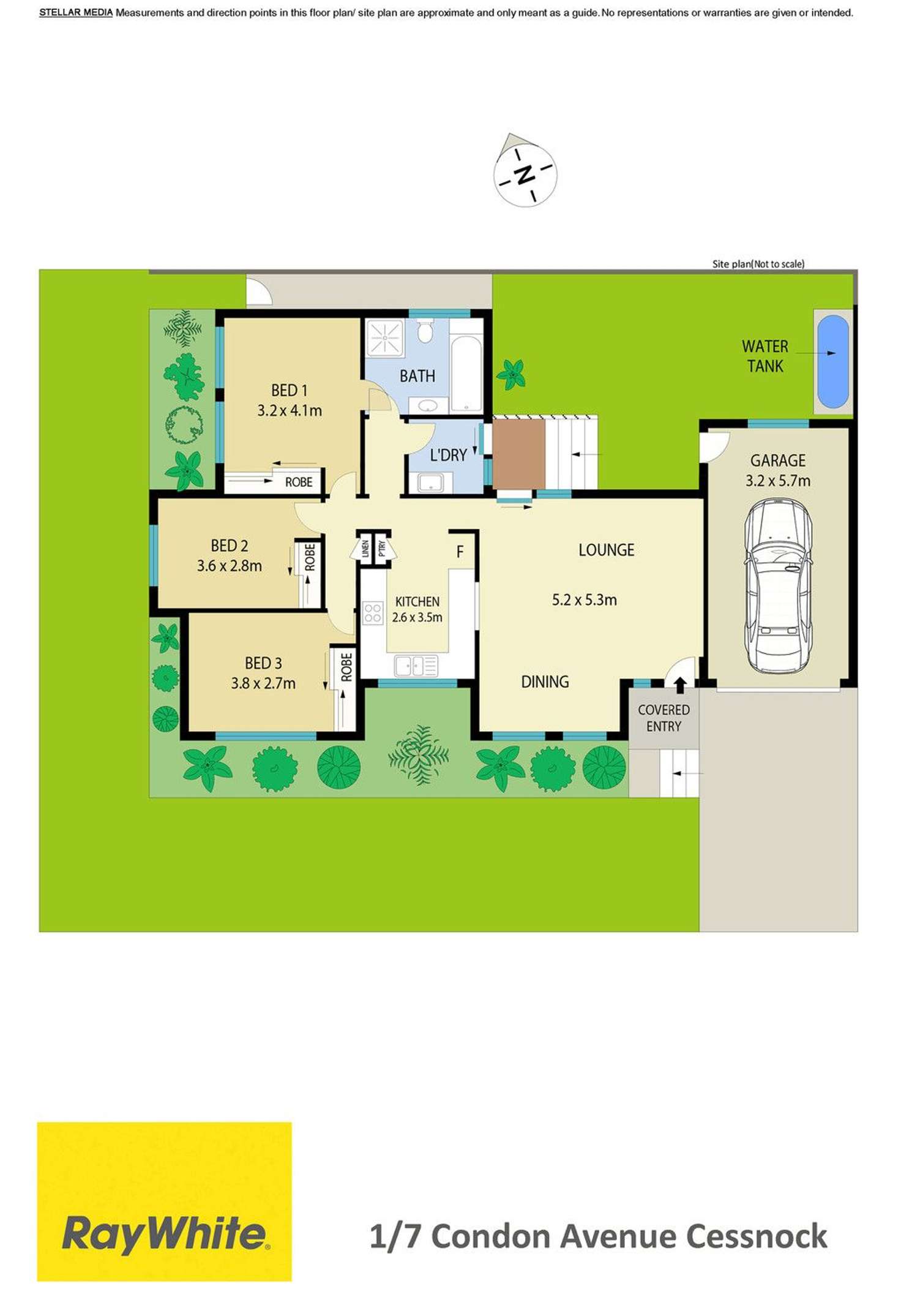 Floorplan of Homely house listing, 1/7 Condon Avenue, Cessnock NSW 2325