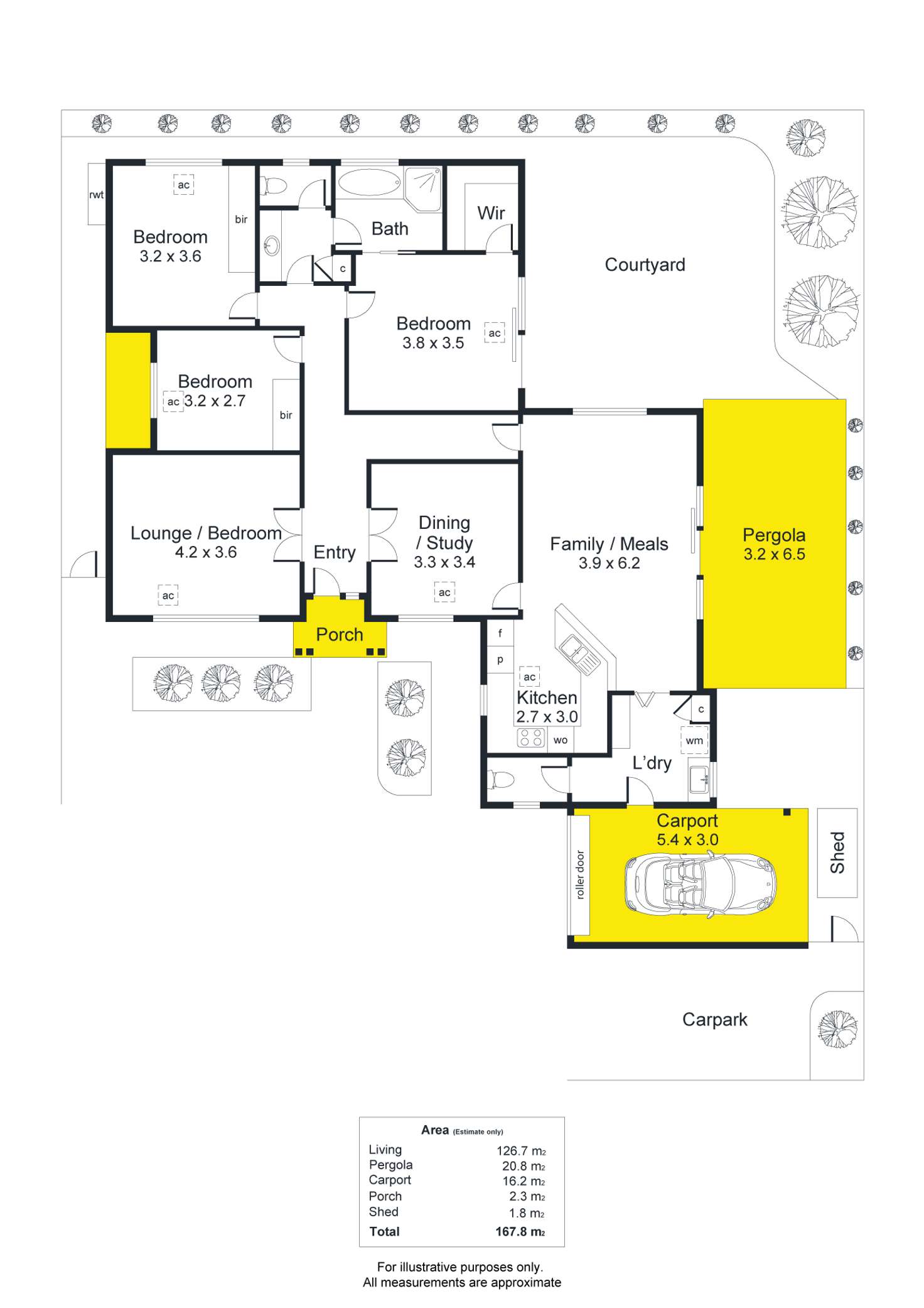 Floorplan of Homely house listing, 3/5 L'Estrange Street, Glenside SA 5065