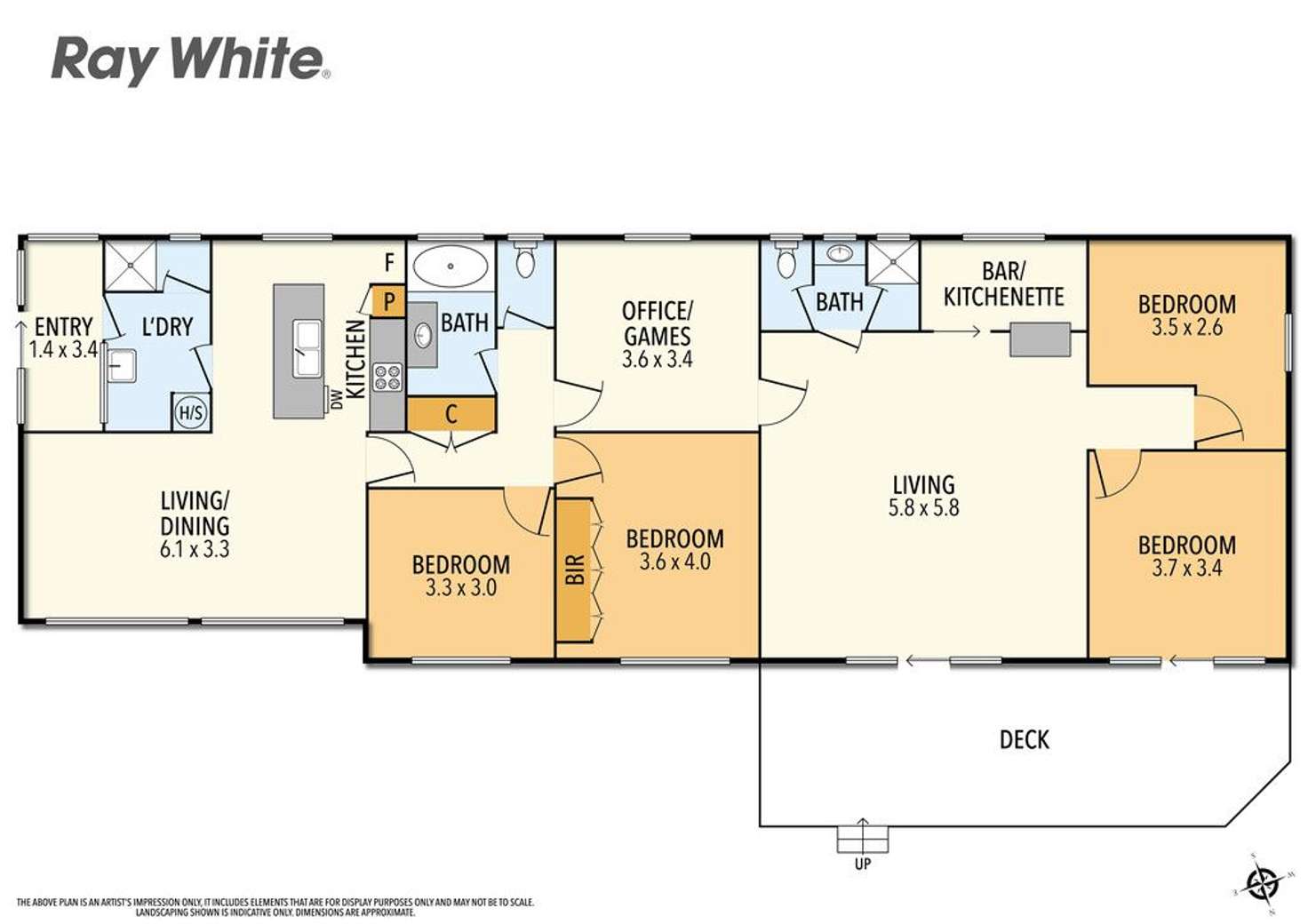 Floorplan of Homely house listing, 8 Highview Crescent, Surf Beach VIC 3922