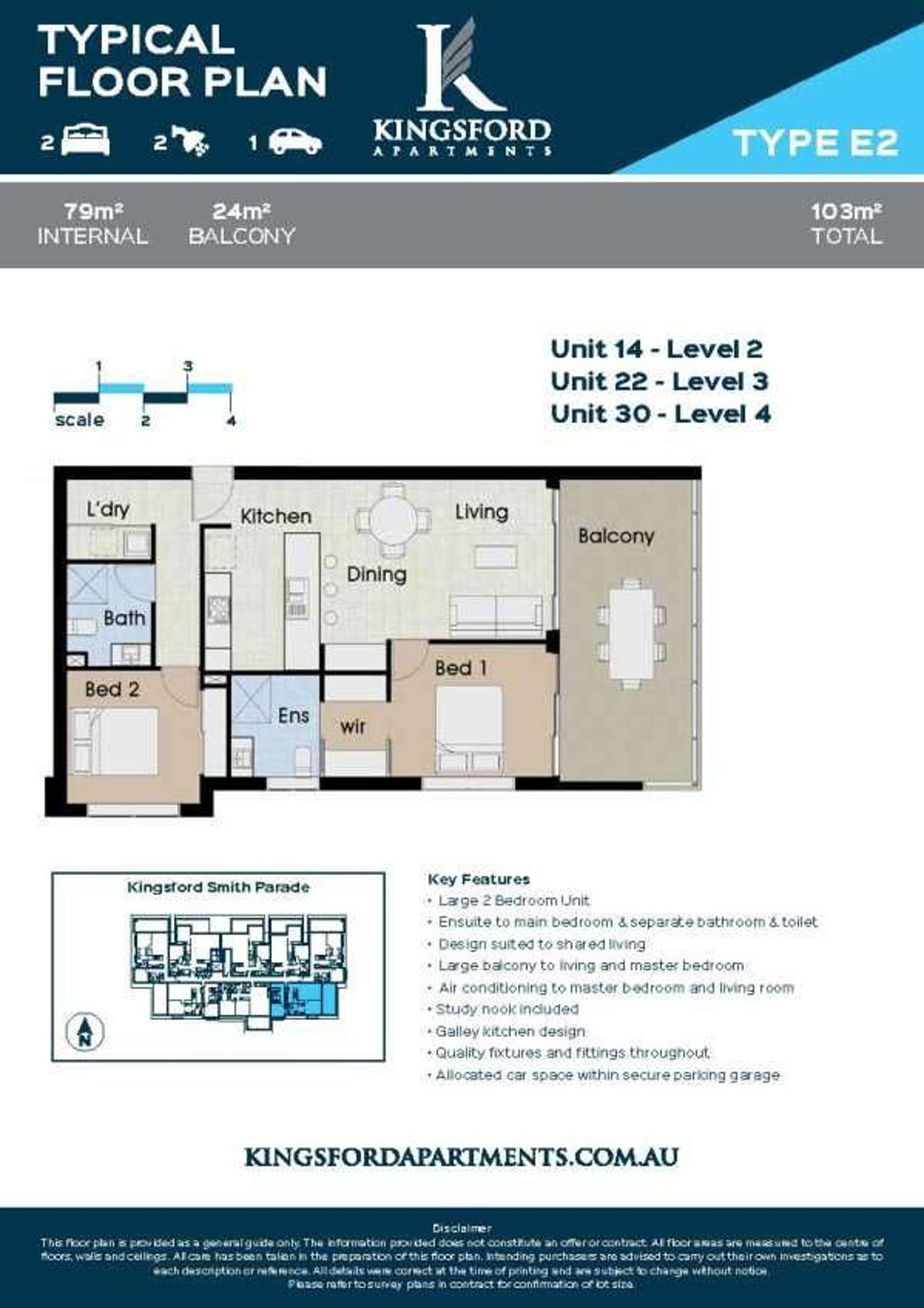 Floorplan of Homely unit listing, 16/57-59 kingsford smith Parade, Maroochydore QLD 4558