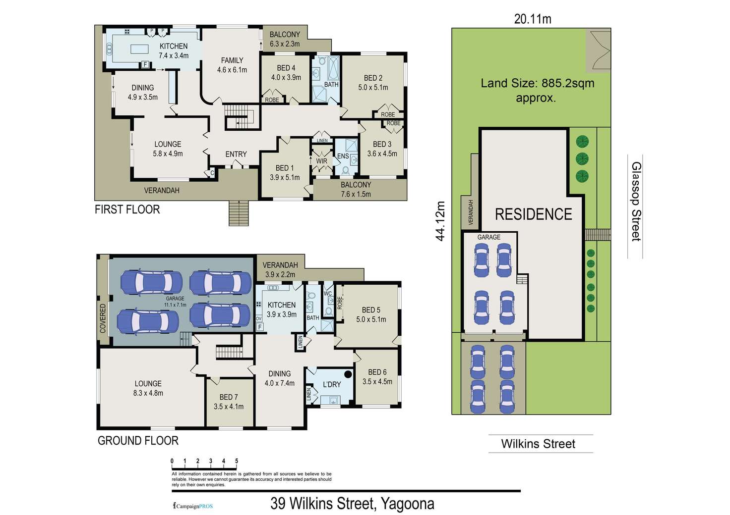 Floorplan of Homely house listing, 39 Wilkins Street, Yagoona NSW 2199