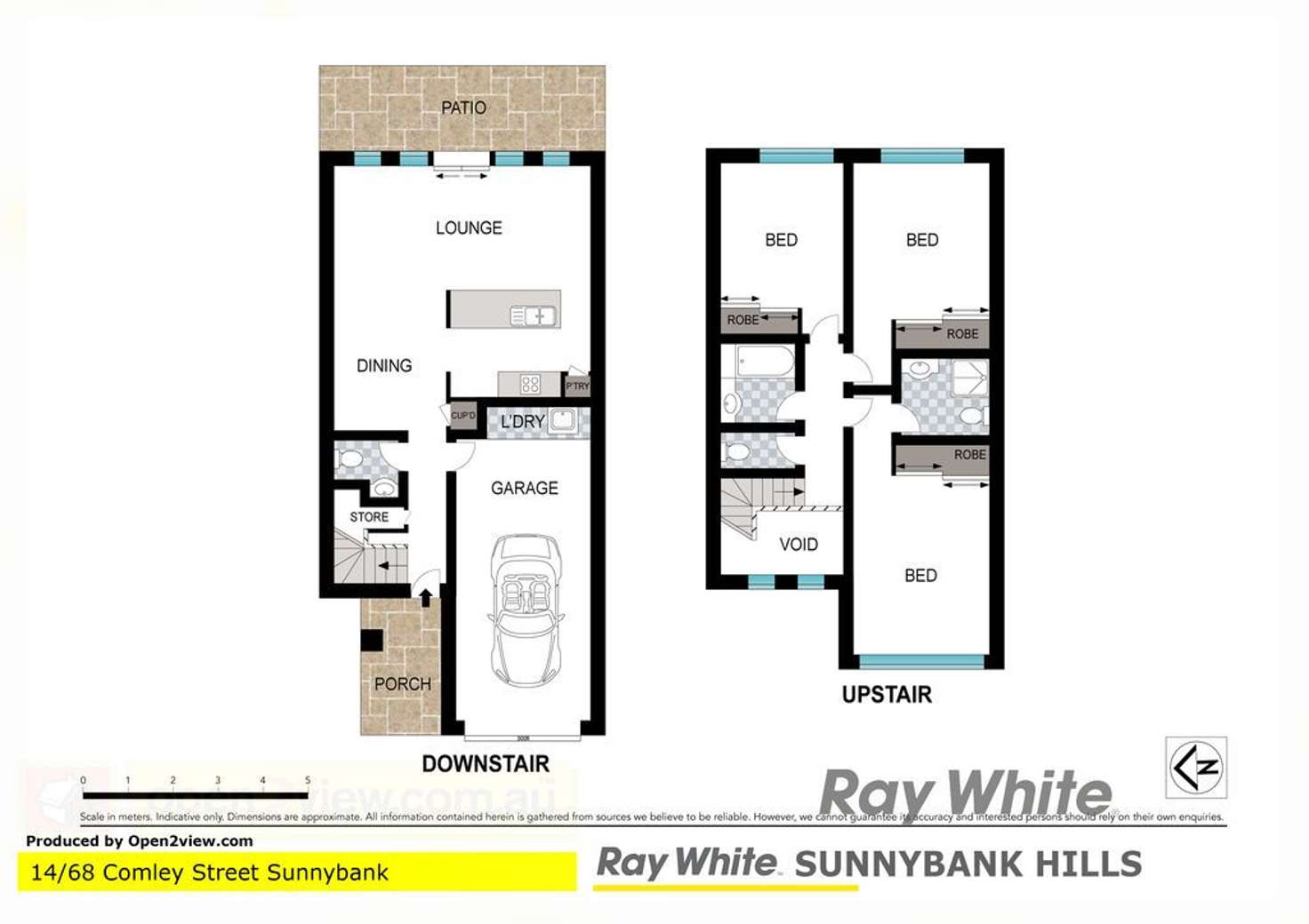 Floorplan of Homely townhouse listing, 15/68 Comley Street, Sunnybank QLD 4109