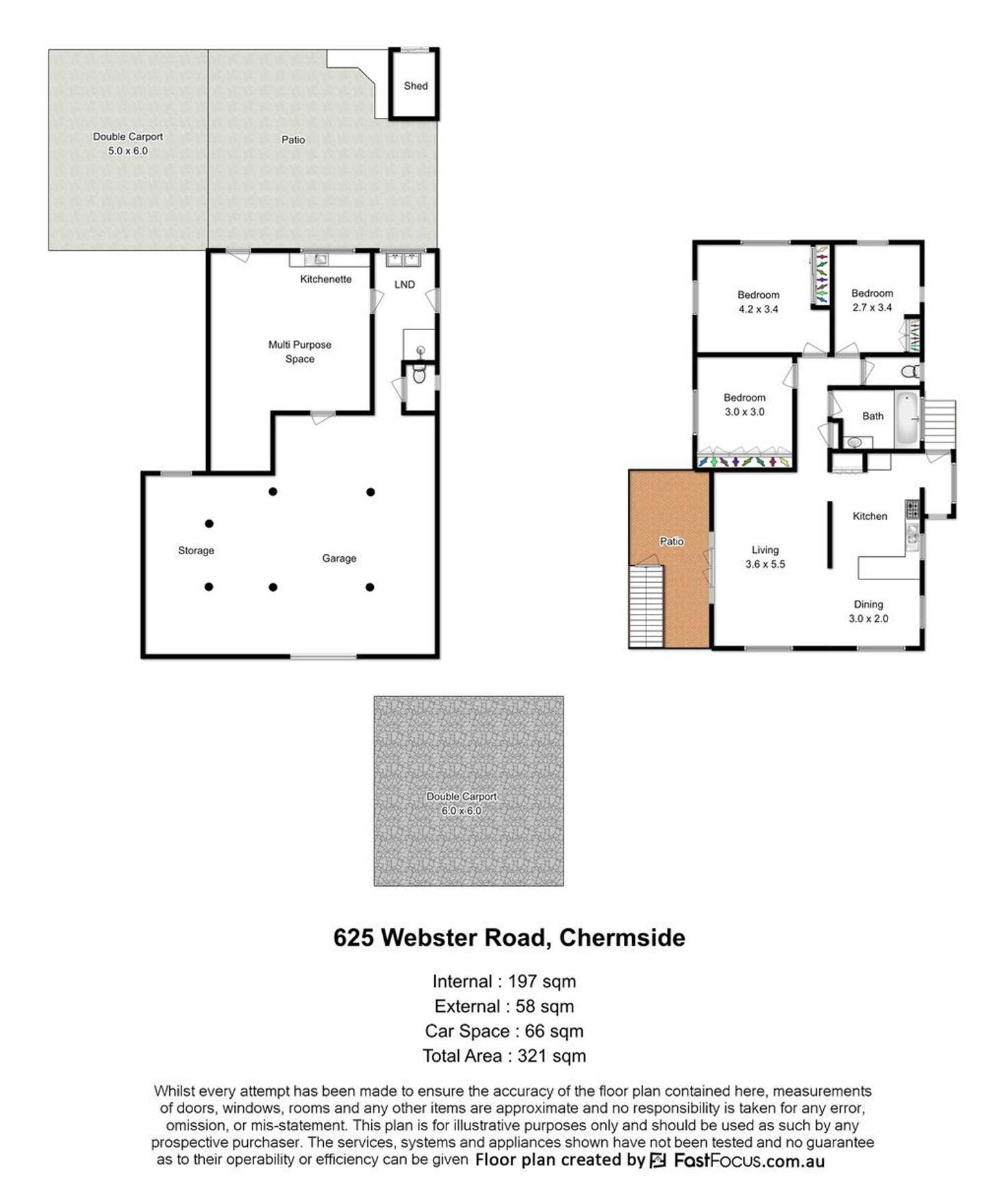 Floorplan of Homely house listing, 625 Webster Road, Chermside QLD 4032
