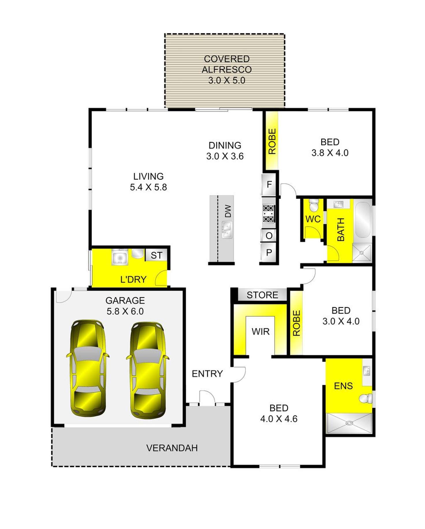 Floorplan of Homely house listing, 29 Marvins Place, Marshall VIC 3216