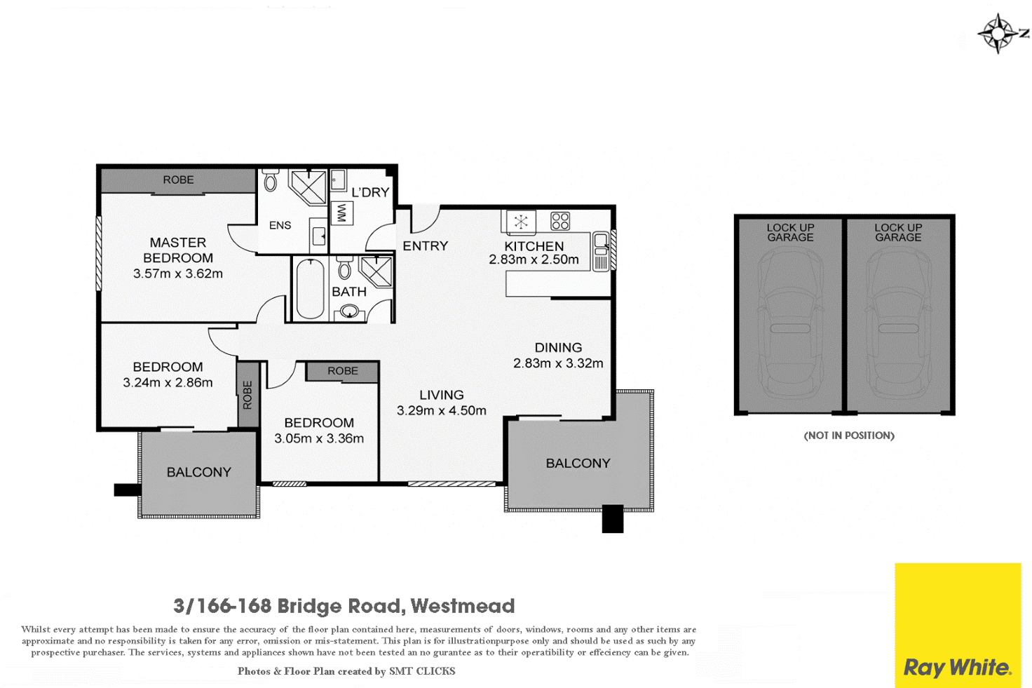 Floorplan of Homely unit listing, 3/166-168 Bridge Road, Westmead NSW 2145