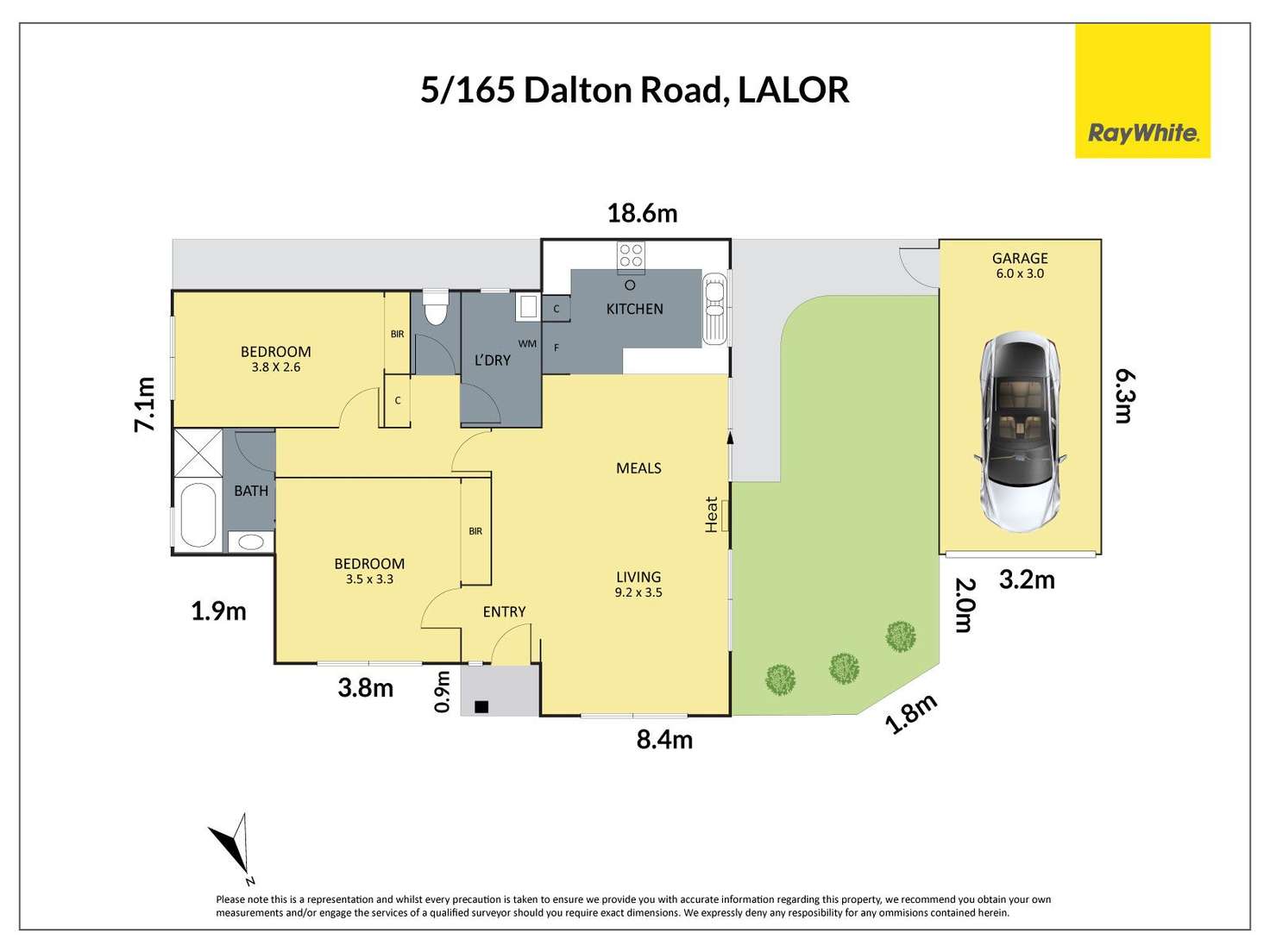 Floorplan of Homely unit listing, 5/165 Dalton Road, Lalor VIC 3075