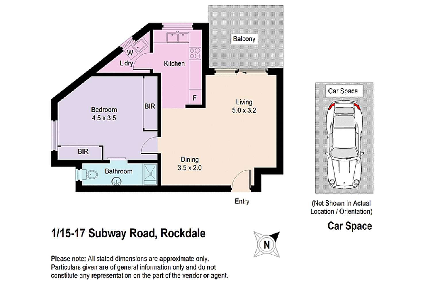 Floorplan of Homely unit listing, 1/15-17 Subway Road, Rockdale NSW 2216