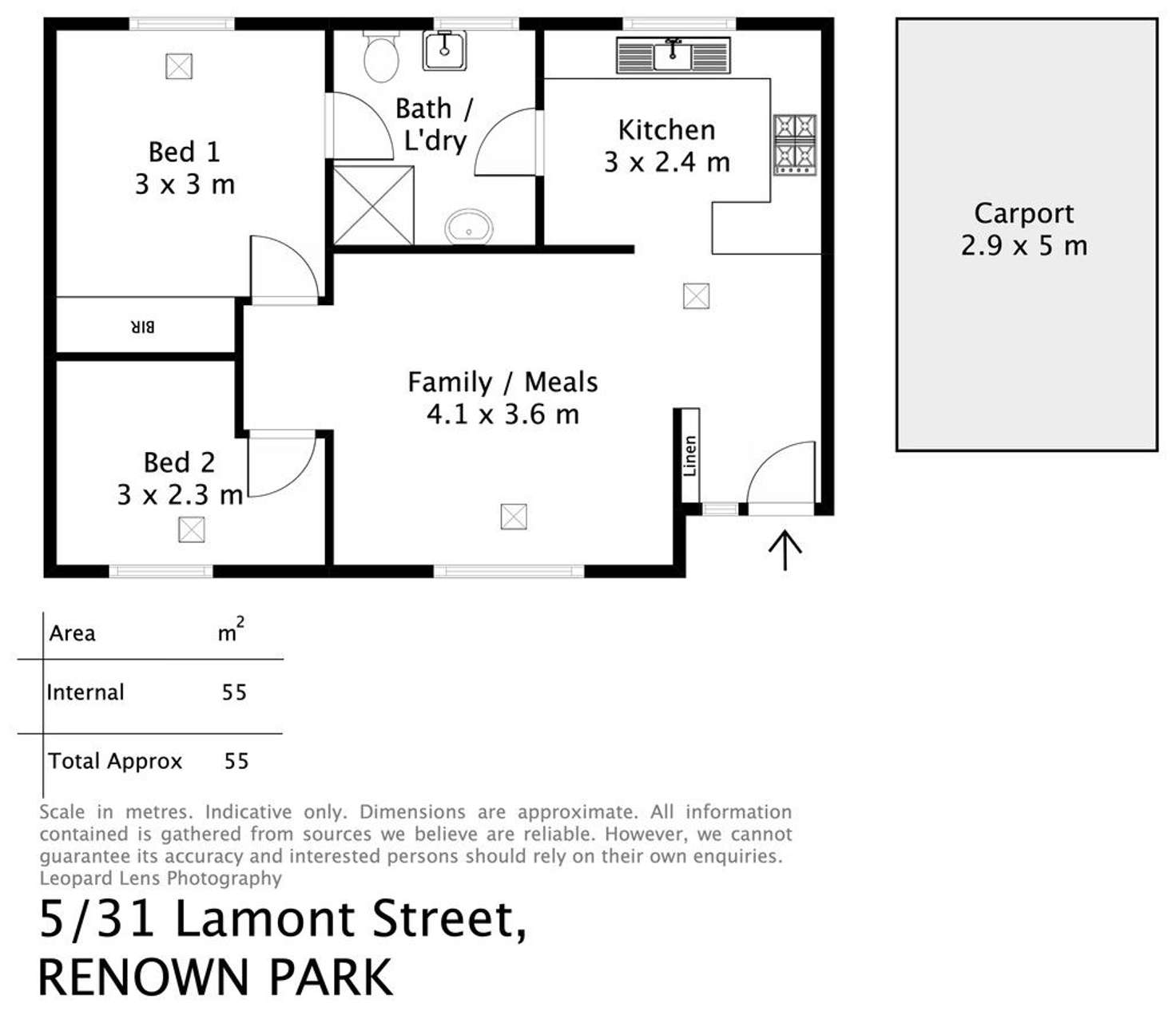 Floorplan of Homely unit listing, 5/31 Lamont Street, Renown Park SA 5008