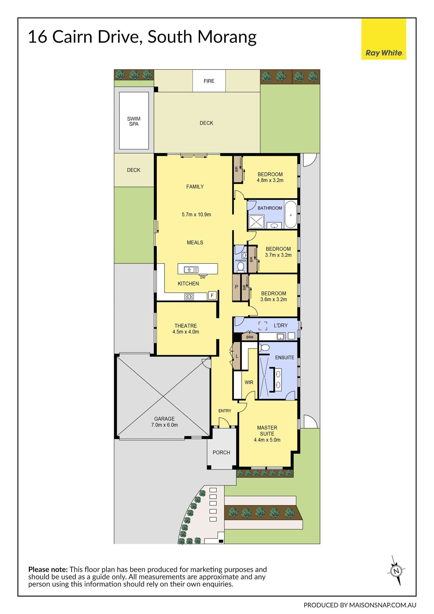 Floorplan of Homely house listing, 16 Cairn Drive, South Morang VIC 3752