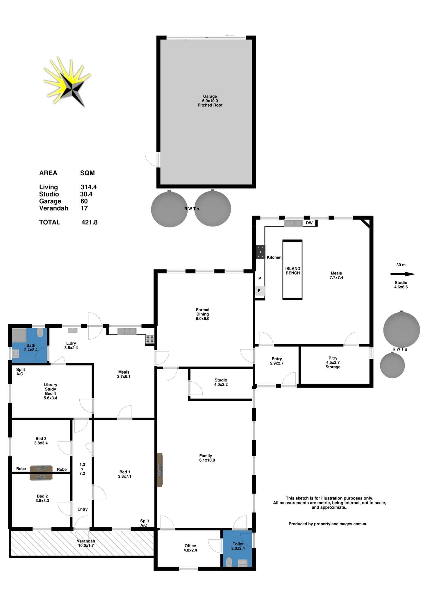 Floorplan of Homely house listing, 20-22 Ward Street, Eudunda SA 5374