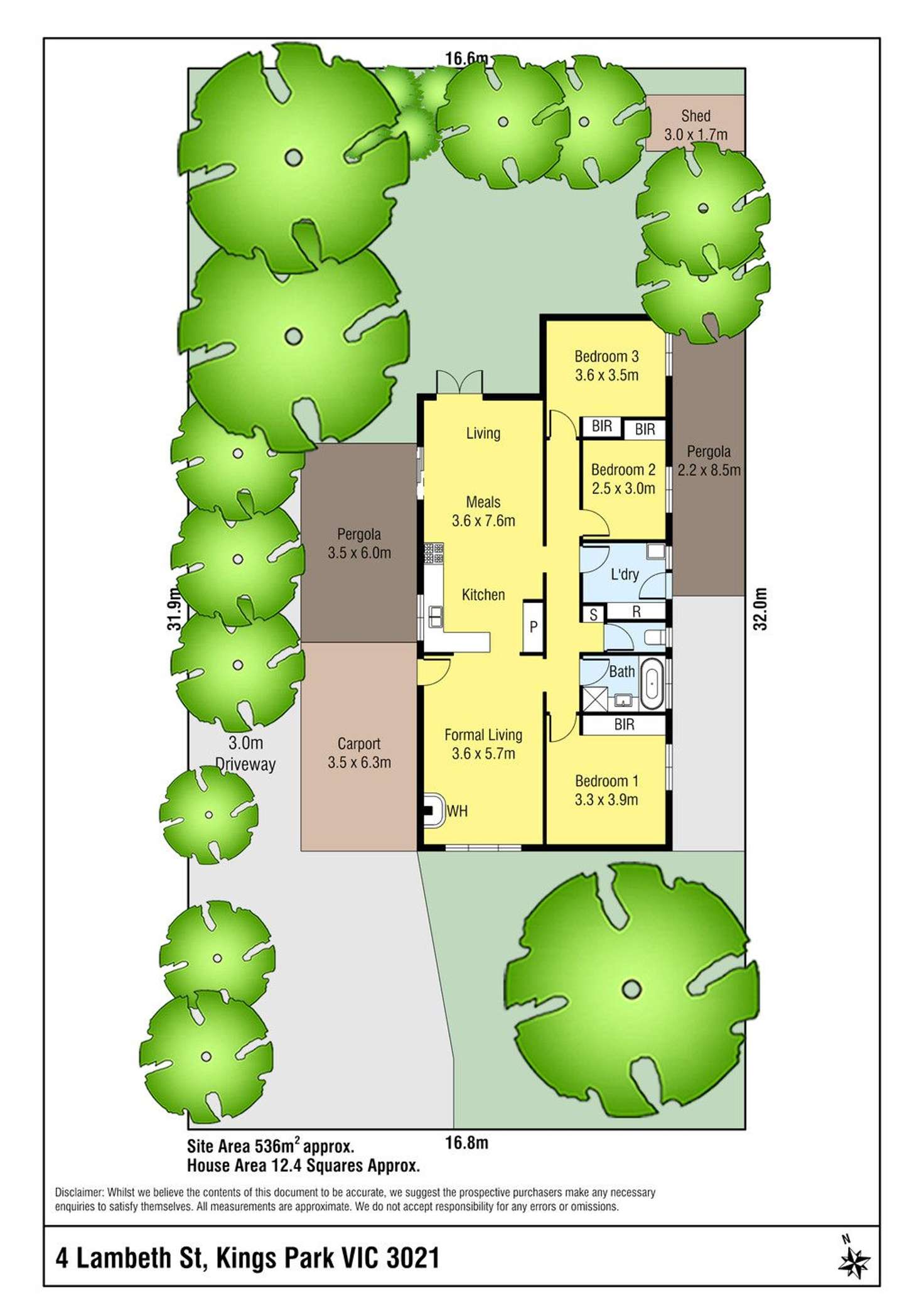 Floorplan of Homely house listing, 4 Lambeth Street, Kings Park VIC 3021