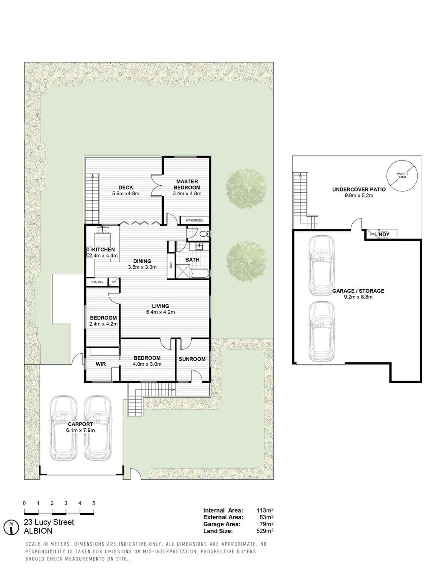 Floorplan of Homely house listing, 23 Lucy Street, Albion QLD 4010