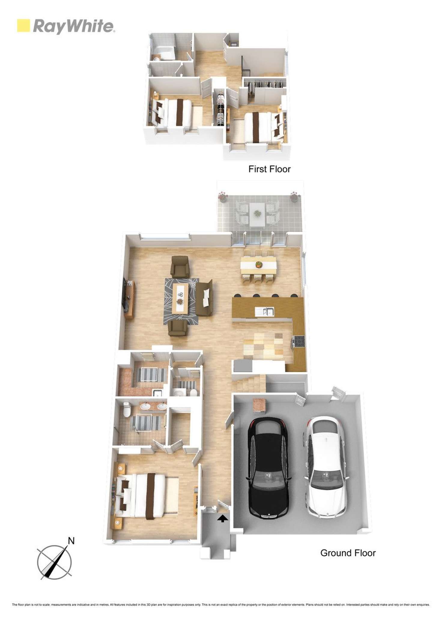 Floorplan of Homely townhouse listing, 3B Mount View Street, Aspendale VIC 3195