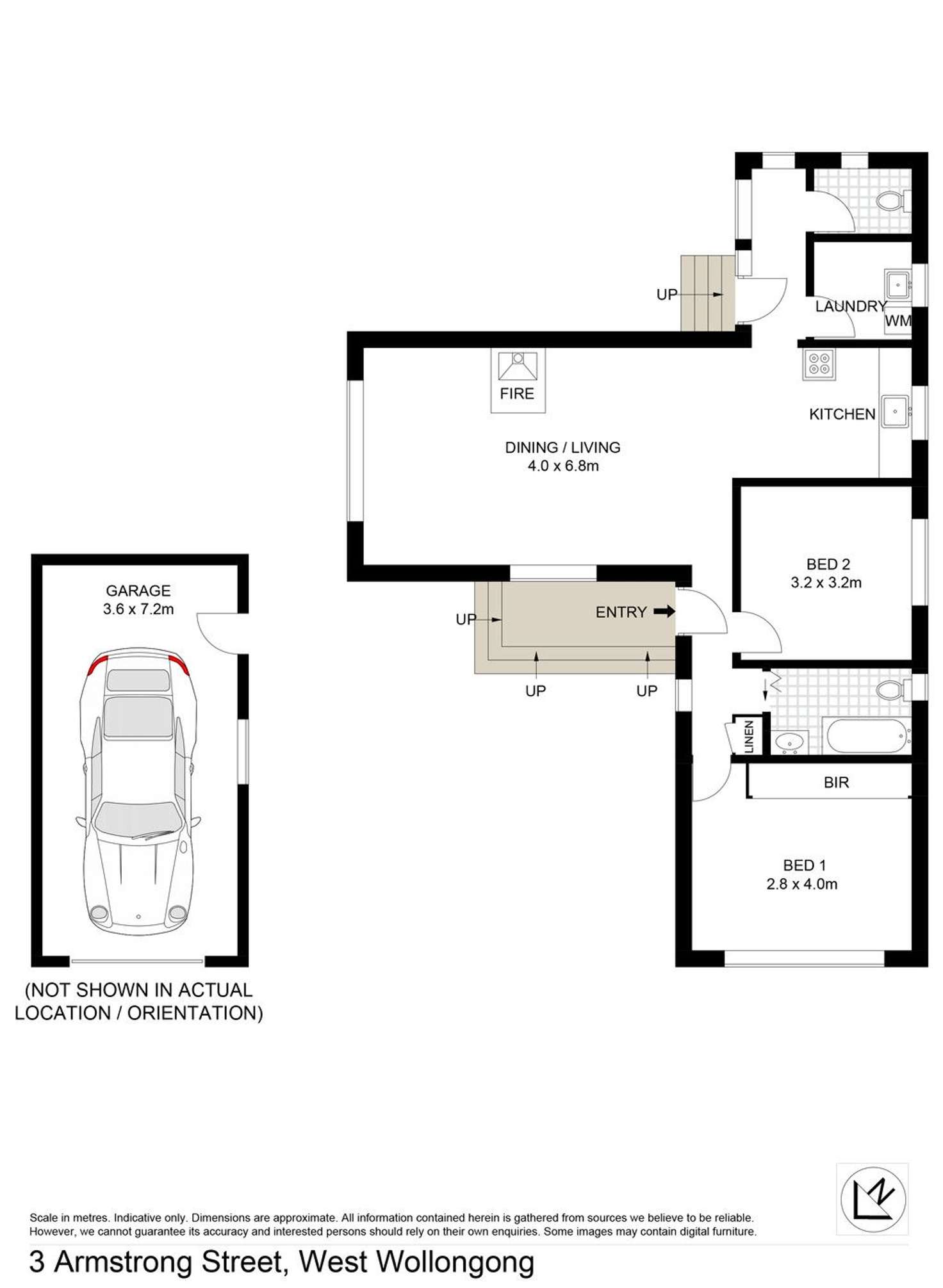 Floorplan of Homely house listing, 3 Armstrong Street, West Wollongong NSW 2500