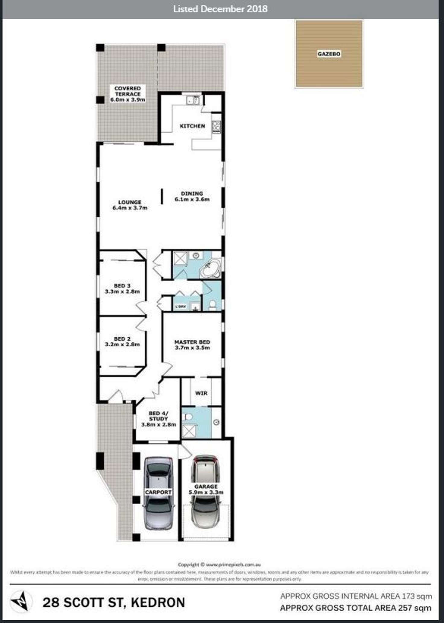 Floorplan of Homely house listing, 28 Scott Street, Kedron QLD 4031