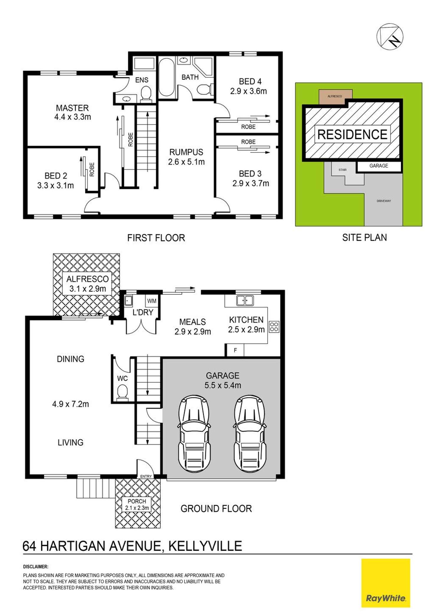 Floorplan of Homely house listing, 64 Hartigan Avenue, Kellyville NSW 2155