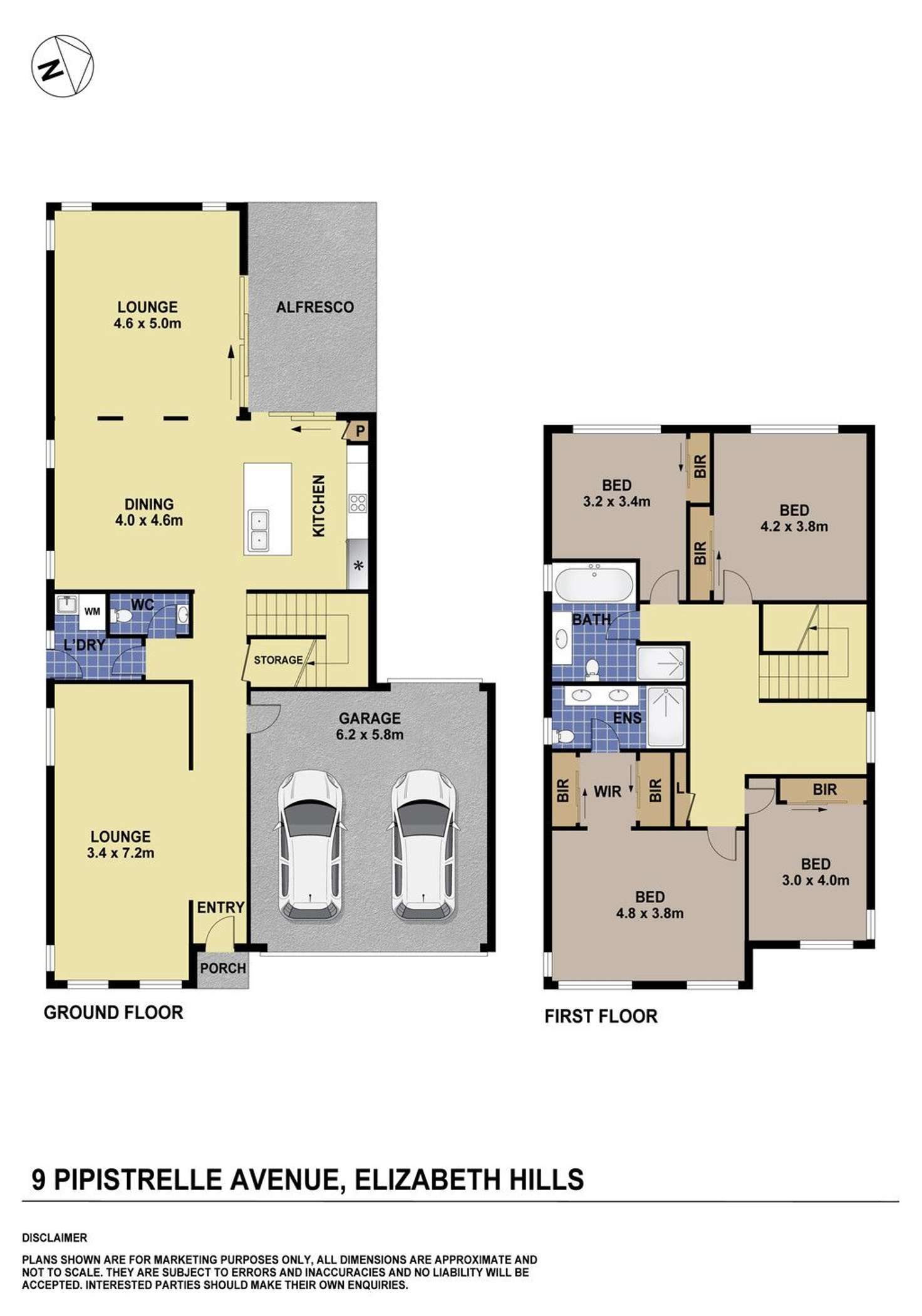 Floorplan of Homely house listing, 9 Pipistrelle Avenue, Elizabeth Hills NSW 2171