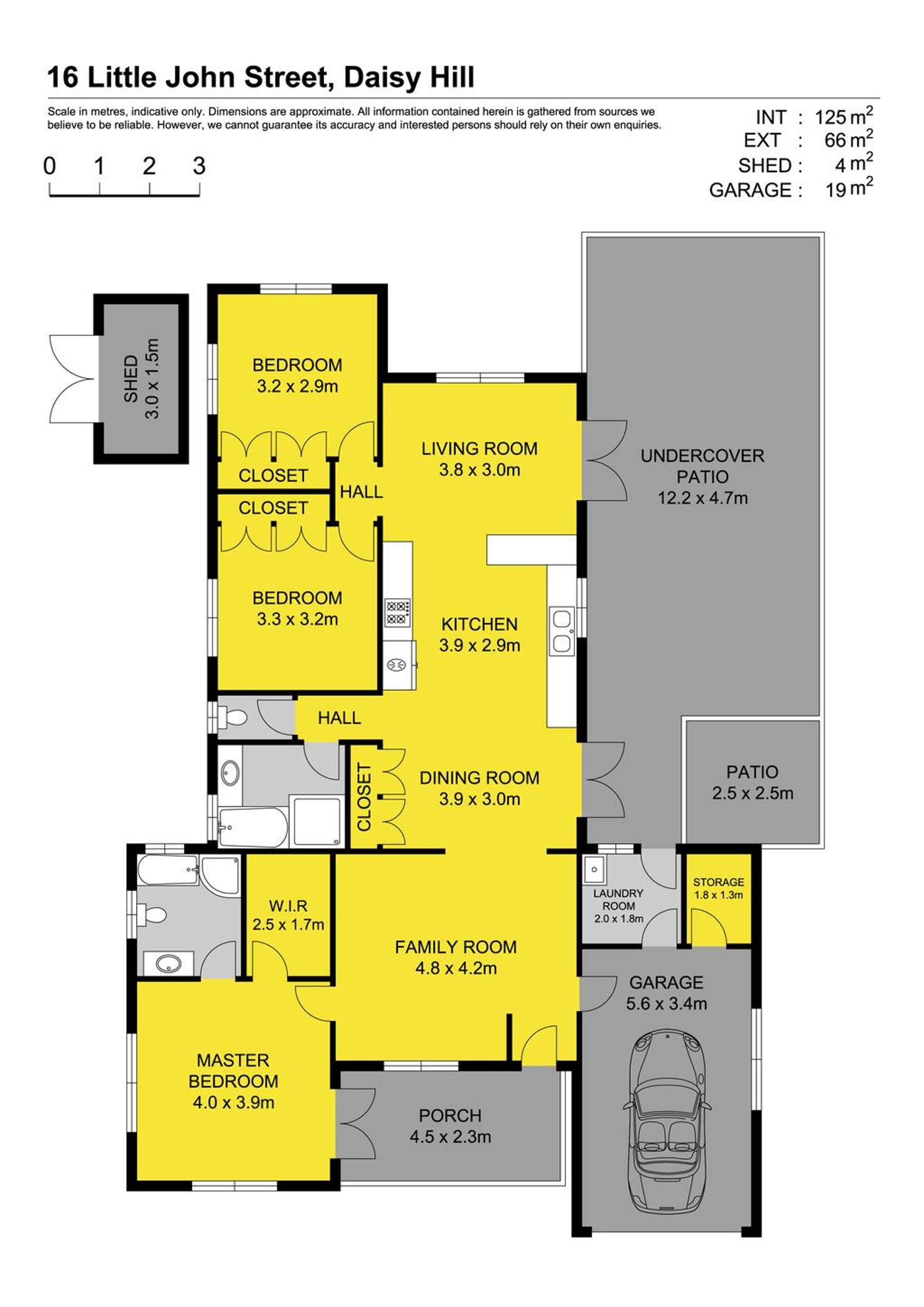 Floorplan of Homely house listing, 16 Little John Street, Daisy Hill QLD 4127