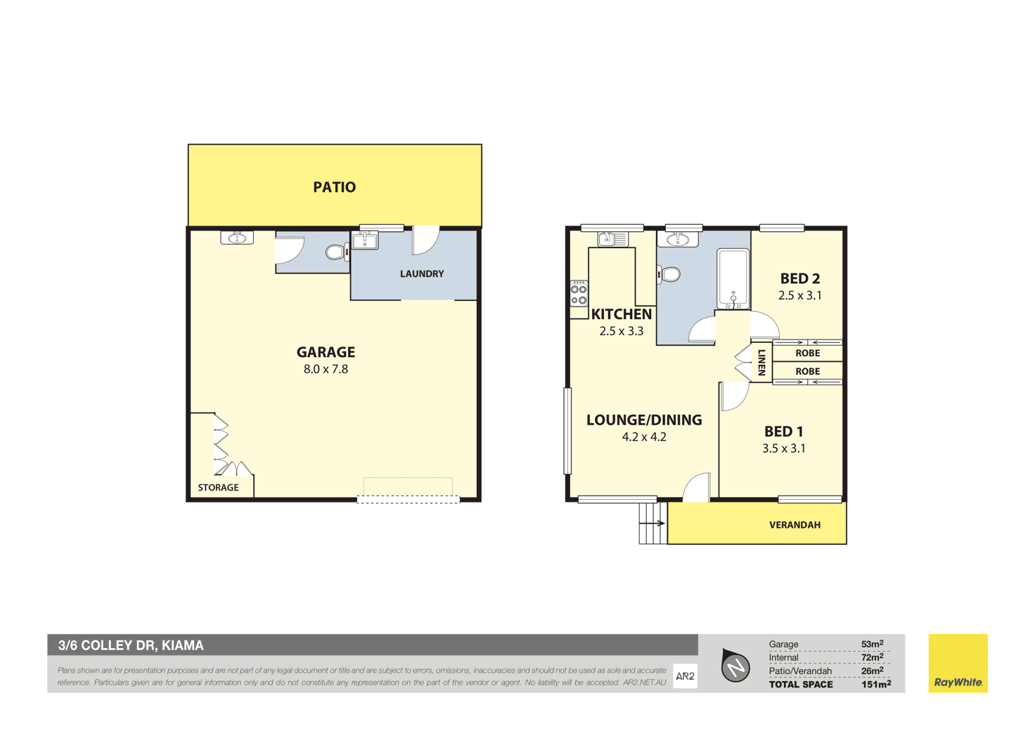 Floorplan of Homely townhouse listing, 3/6 Colley Drive, Kiama NSW 2533