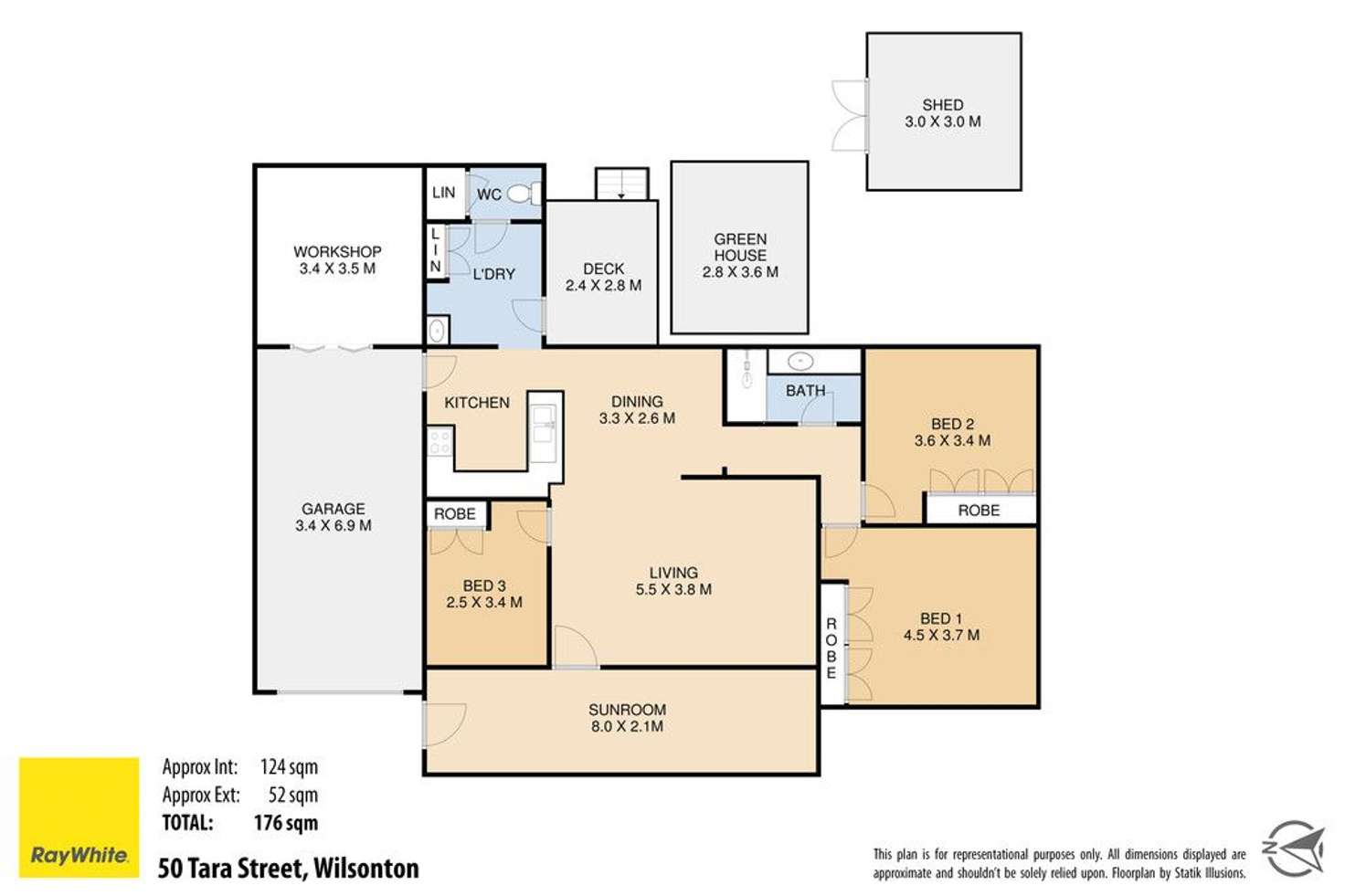 Floorplan of Homely house listing, 50 Tara Street, Wilsonton QLD 4350