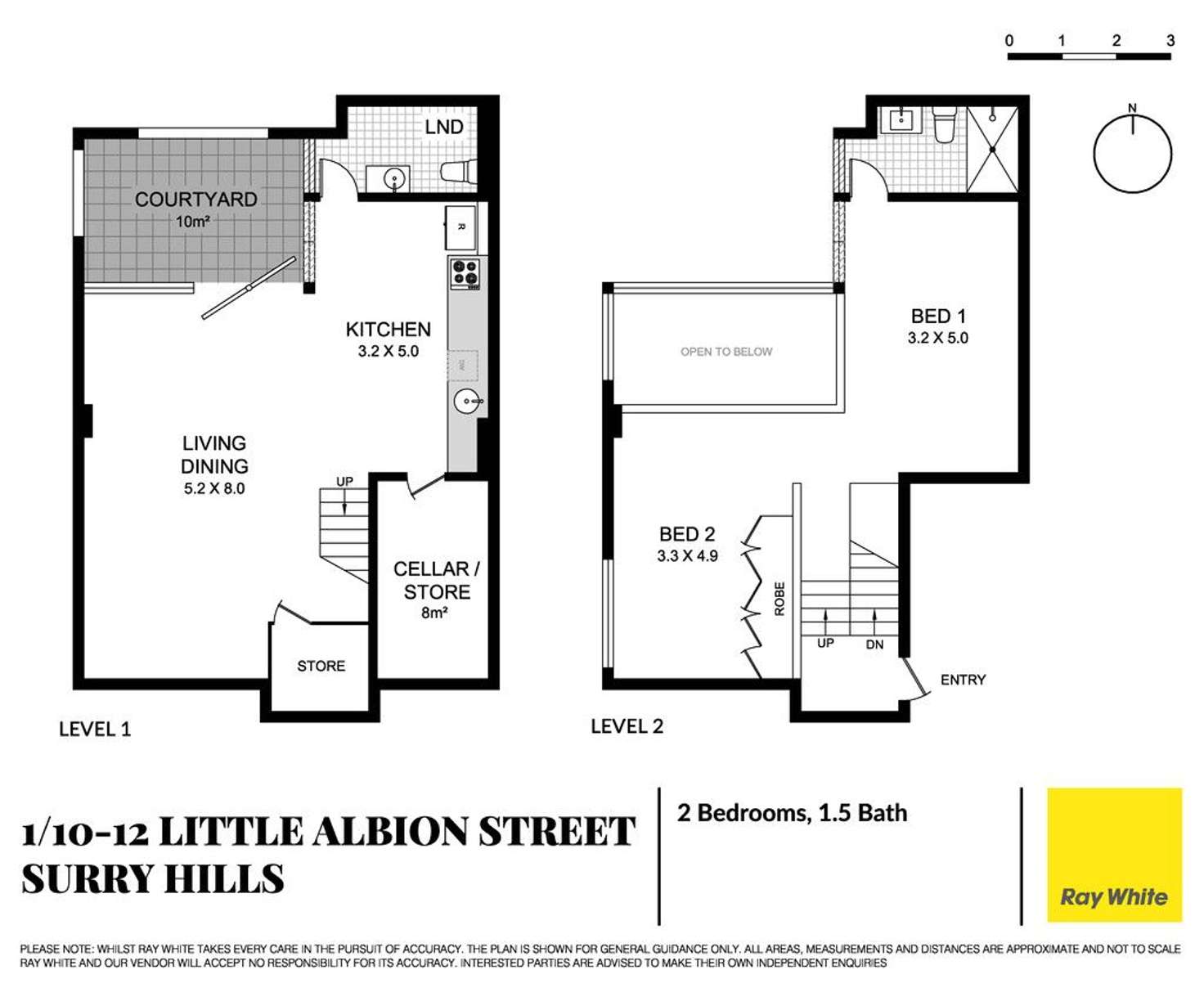 Floorplan of Homely apartment listing, 1/10-12 Little Albion Street, Surry Hills NSW 2010