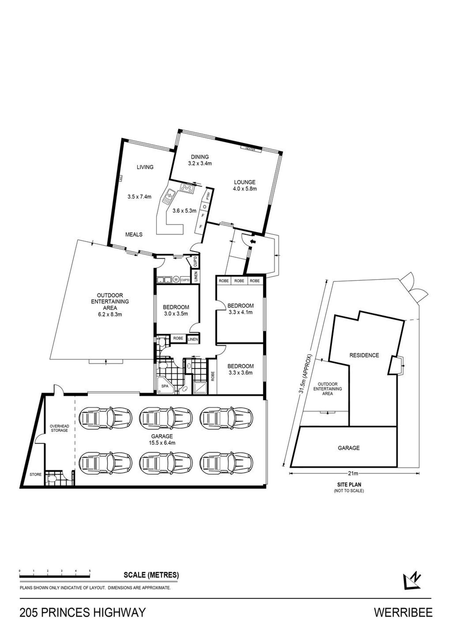Floorplan of Homely house listing, 205 Princes Highway, Werribee VIC 3030
