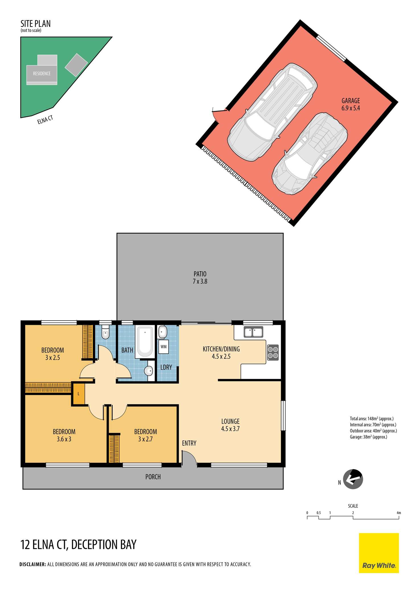 Floorplan of Homely house listing, 12 Elna Court, Deception Bay QLD 4508