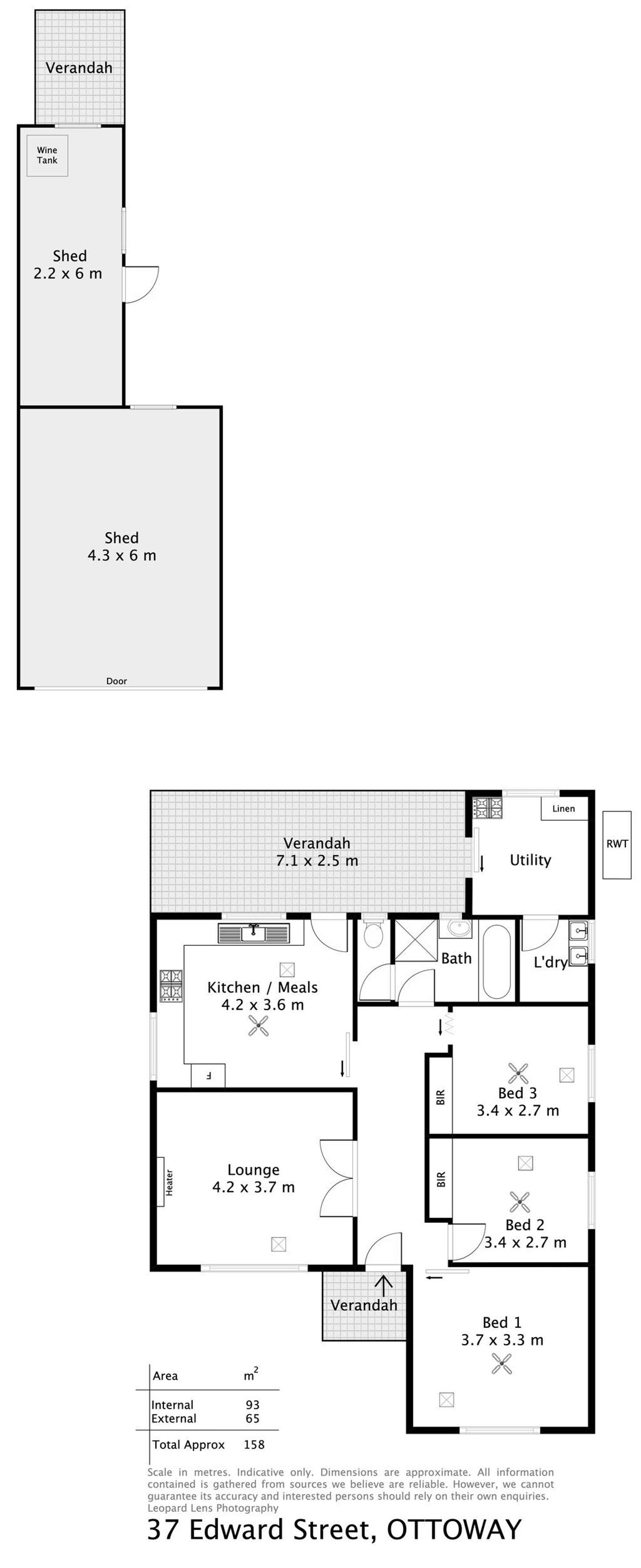 Floorplan of Homely house listing, 37 Edward Street, Ottoway SA 5013