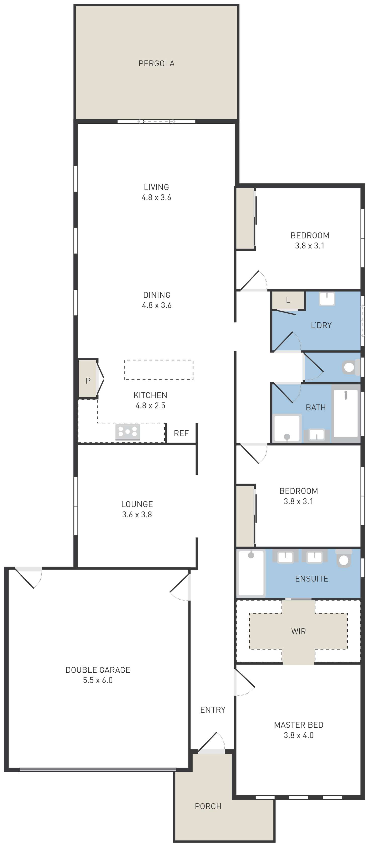 Floorplan of Homely house listing, 11 Elgata Way, Werribee VIC 3030