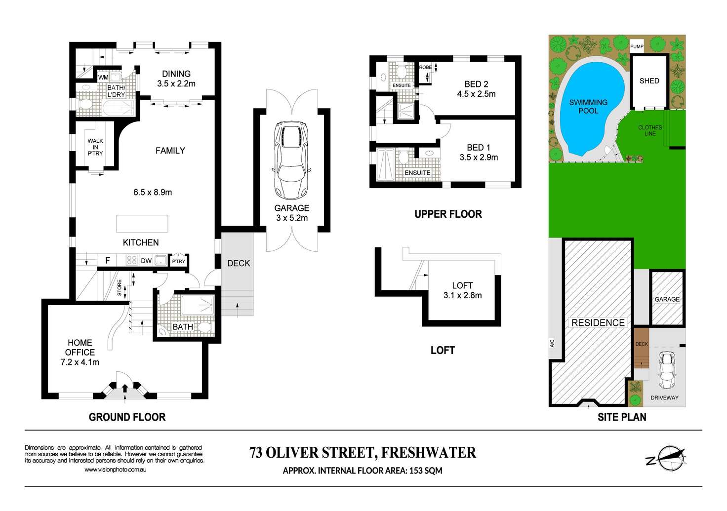 Floorplan of Homely house listing, 73 Oliver Street, Freshwater NSW 2096