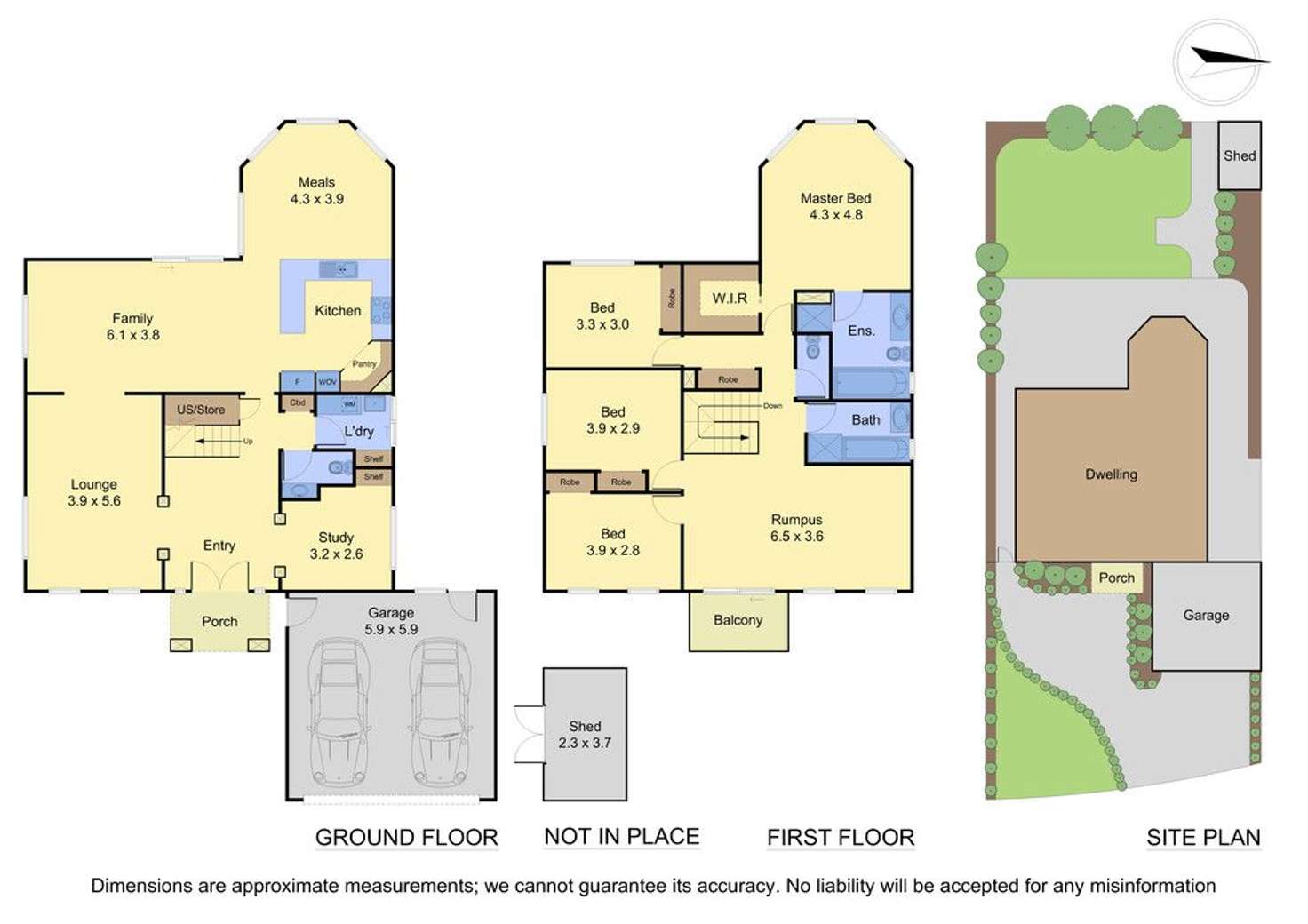 Floorplan of Homely house listing, 65 Michele Drive, Scoresby VIC 3179