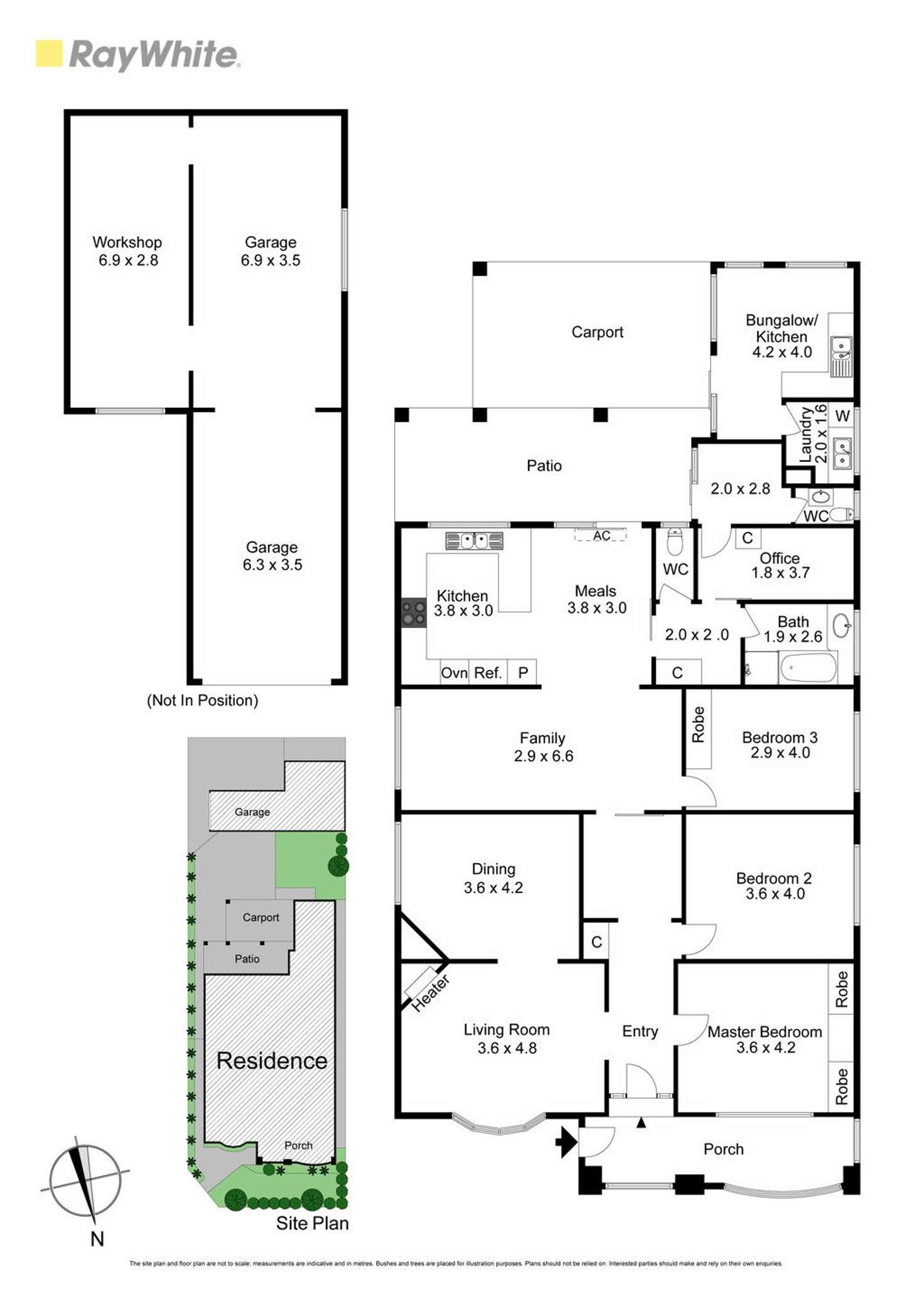 Floorplan of Homely house listing, 1192 North Road, Oakleigh South VIC 3167