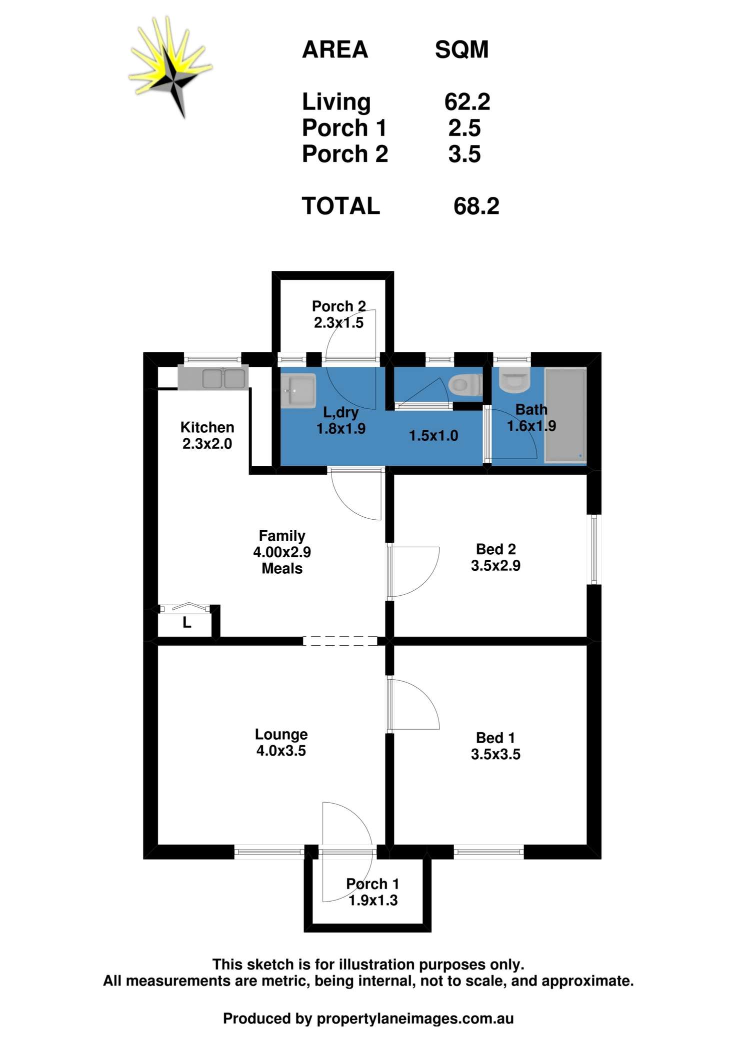 Floorplan of Homely house listing, 3 Richardson Road, Elizabeth South SA 5112