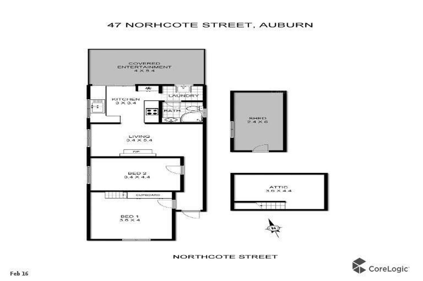 Floorplan of Homely house listing, 47 Northcote Street, Auburn NSW 2144