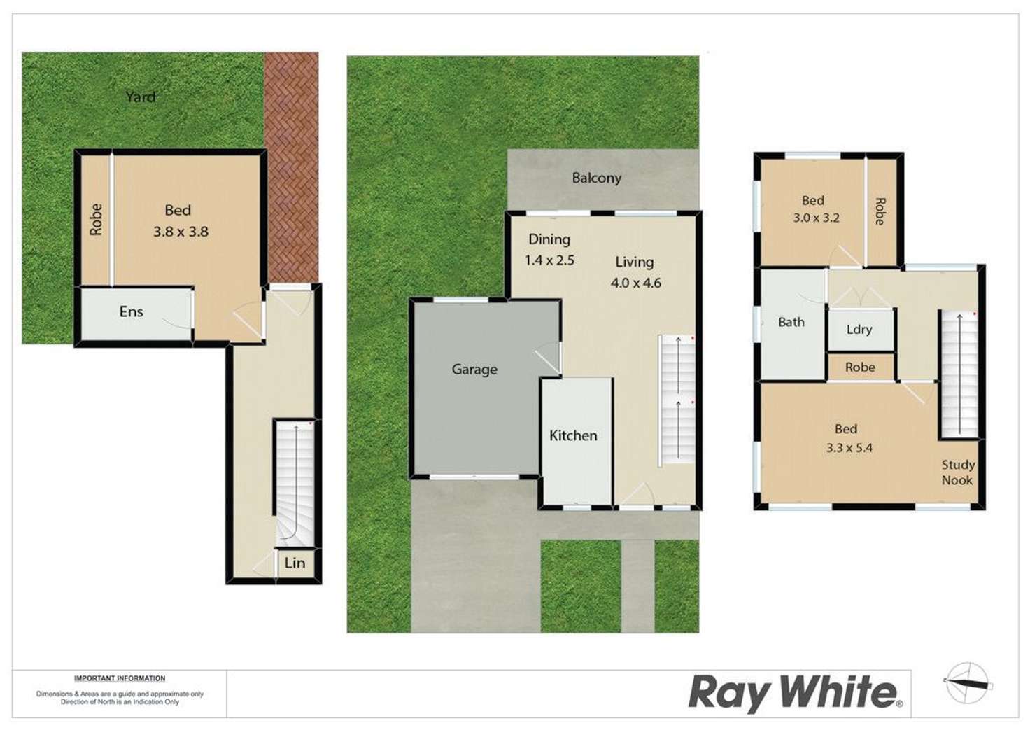 Floorplan of Homely townhouse listing, 15C Bailey Street, Adamstown NSW 2289