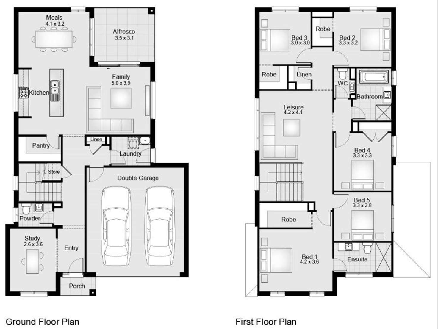 Floorplan of Homely house listing, 7 (Lot 22) Joey Crescent, Denham Court NSW 2565