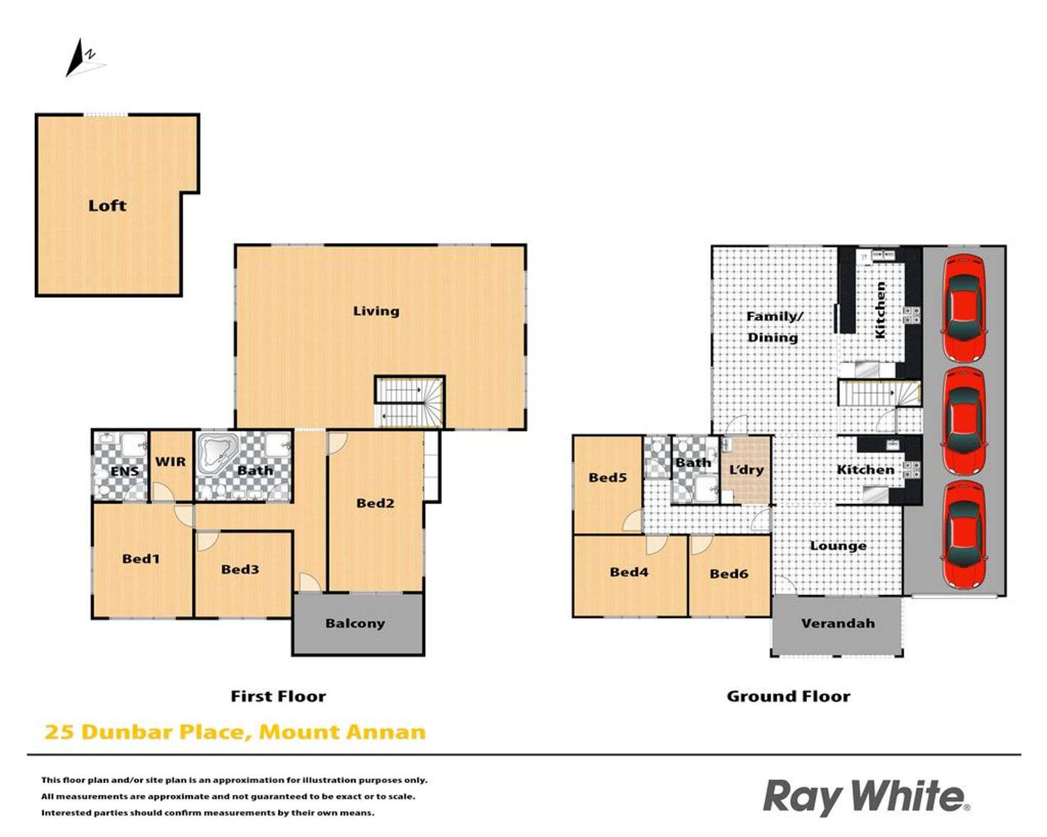 Floorplan of Homely house listing, 25 Dunbar Place, Mount Annan NSW 2567
