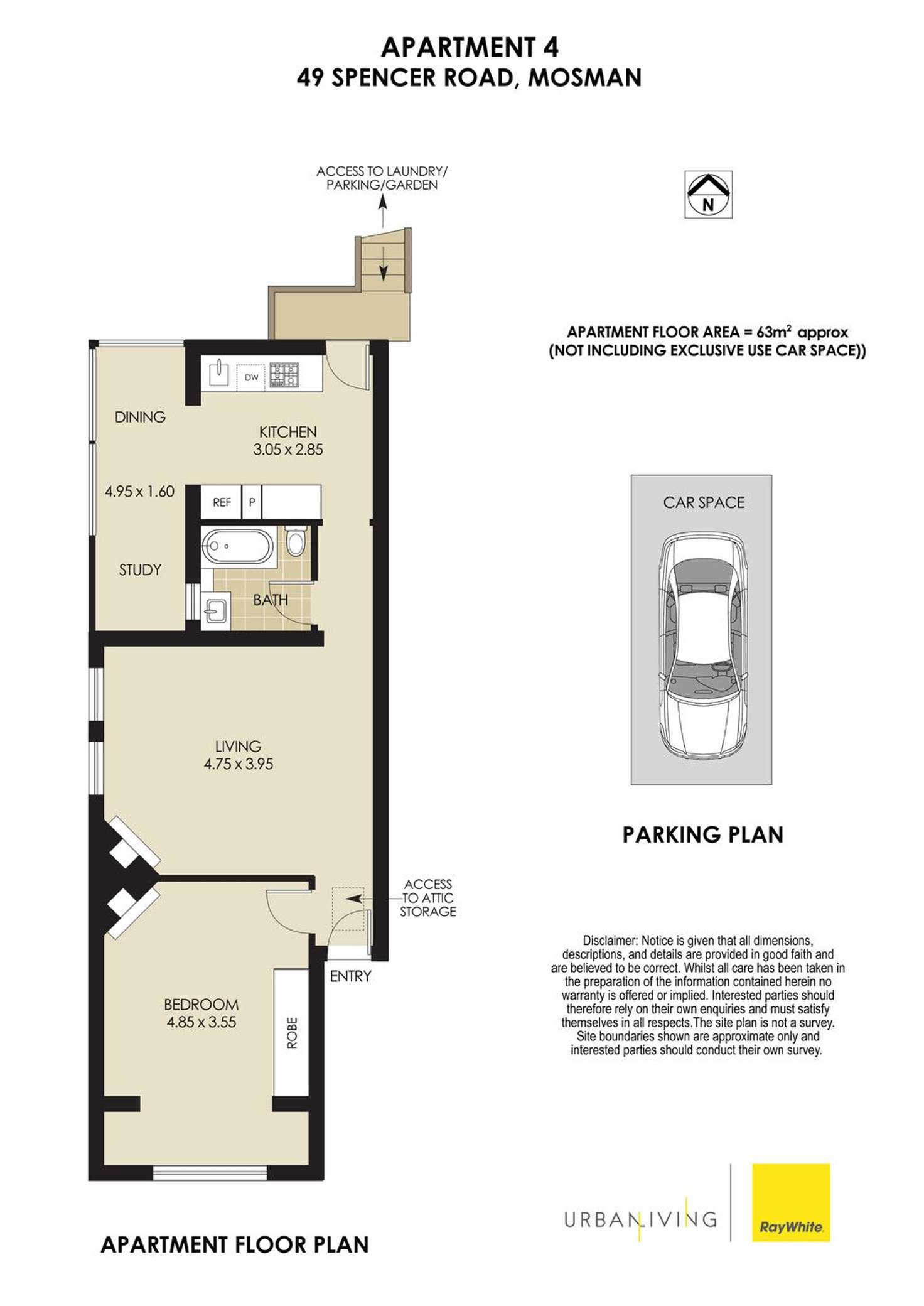 Floorplan of Homely apartment listing, 4/49-51 Spencer Road, Mosman NSW 2088