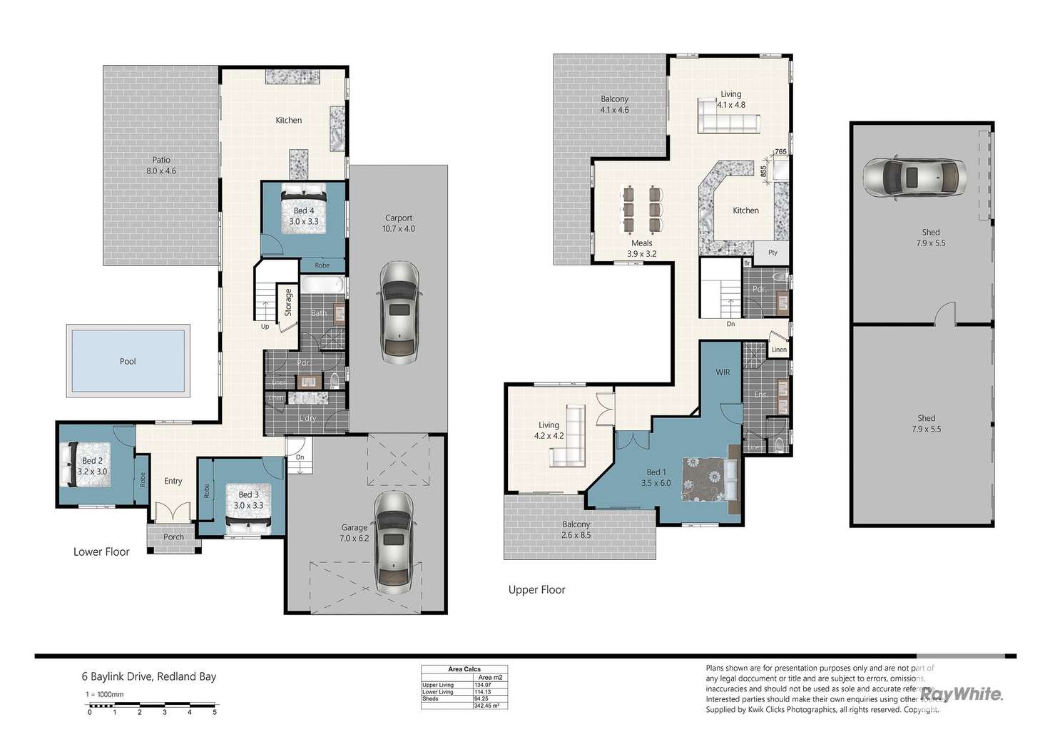 Floorplan of Homely house listing, 6 Baylink Drive, Redland Bay QLD 4165