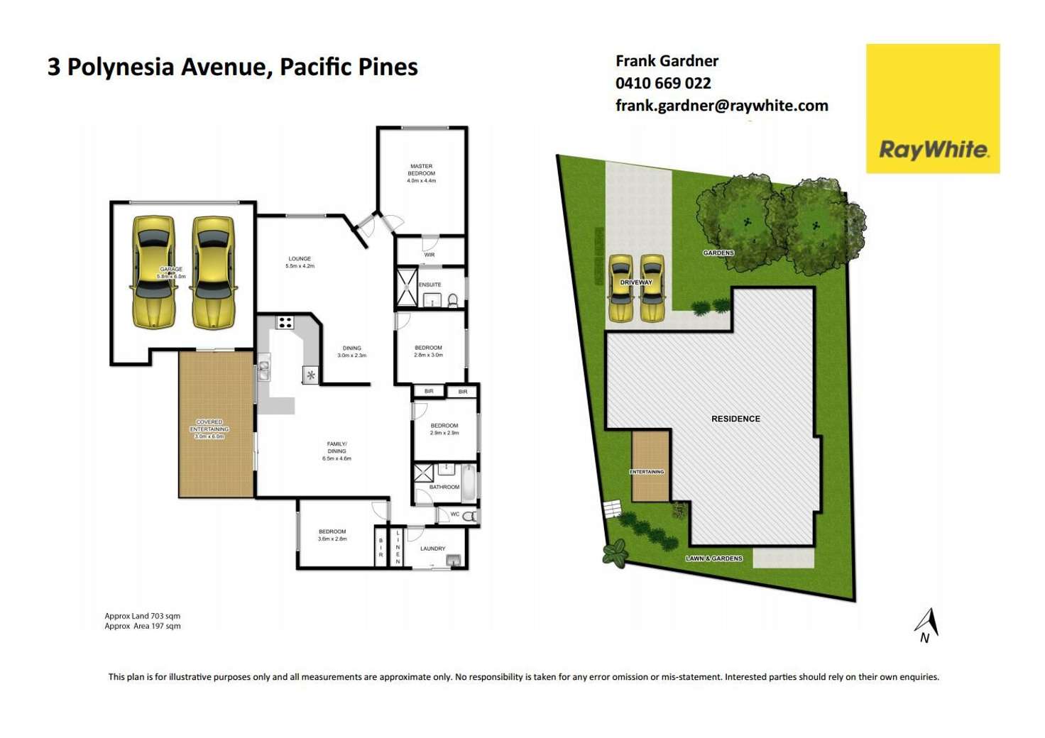Floorplan of Homely house listing, 3 Polynesia Avenue, Pacific Pines QLD 4211